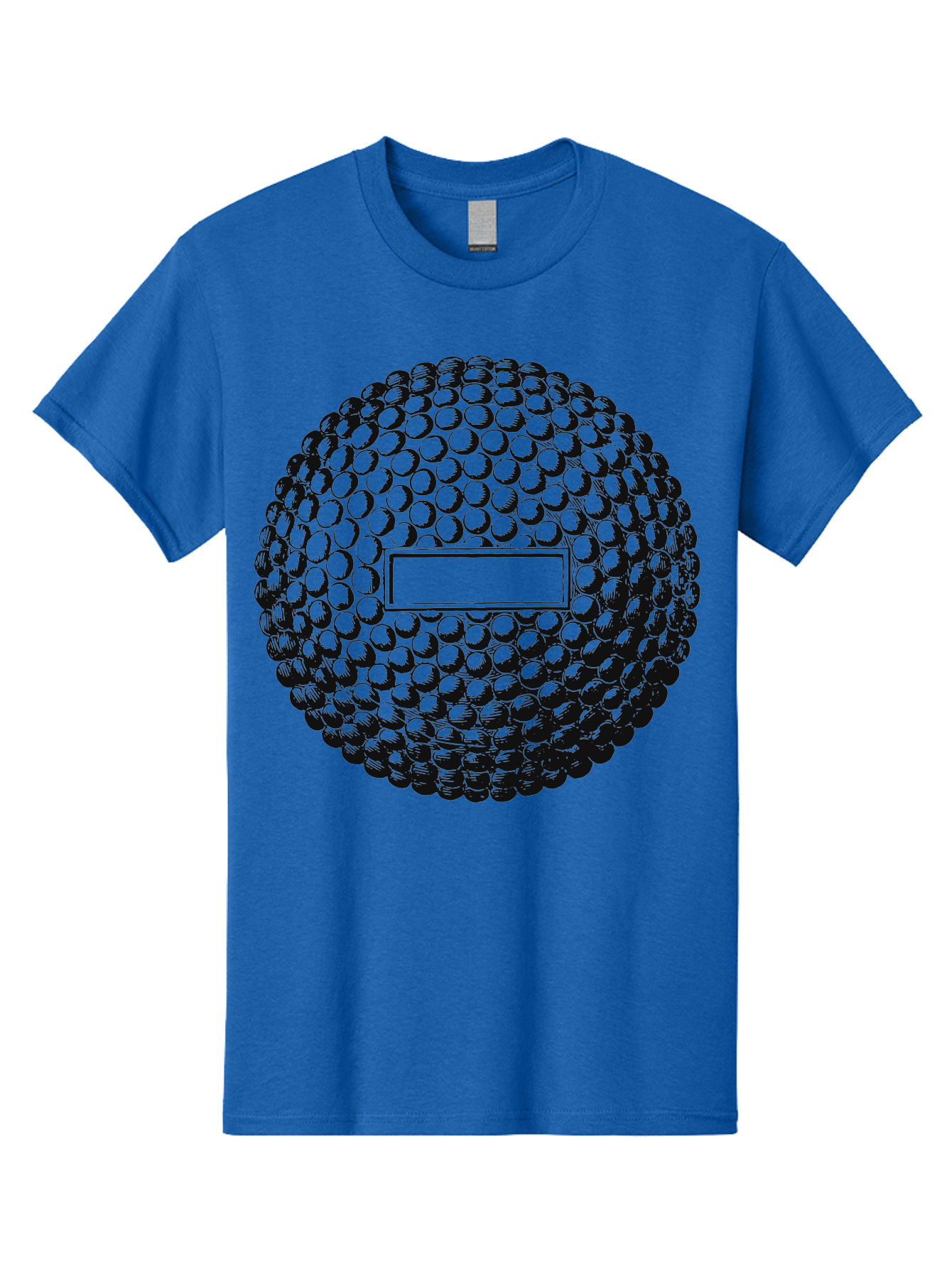 Clubshot Men'S Graphic Tee, 100% Cotton, Comfortable Casual Summer Wear, Machine Washable, Golf Ball, Textured Surface, Dimpled Pattern, Blank Label, Rectangular Shape, 3D Illustration, Graphic Design Element, Sports Imagery, Placeholder Text Aae196