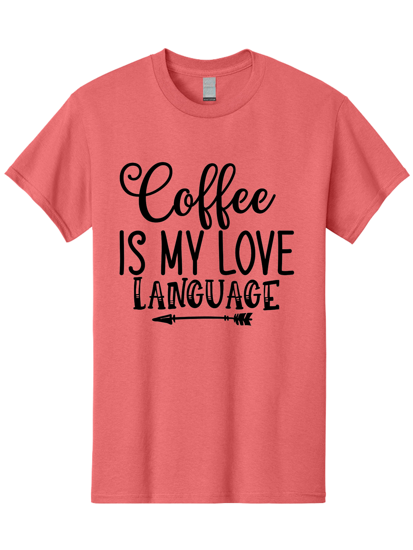 Coffee Is My Love Language Men'S Graphic Tee, 100% Cotton, Comfortable Casual Summer Wear, Machine Washable, Coffee Lover, Love Language, Coffee Quote, Coffee Humor, Coffee Obsession, Coffee Culture, Caffeine Addict, Coffee Passion Aae202