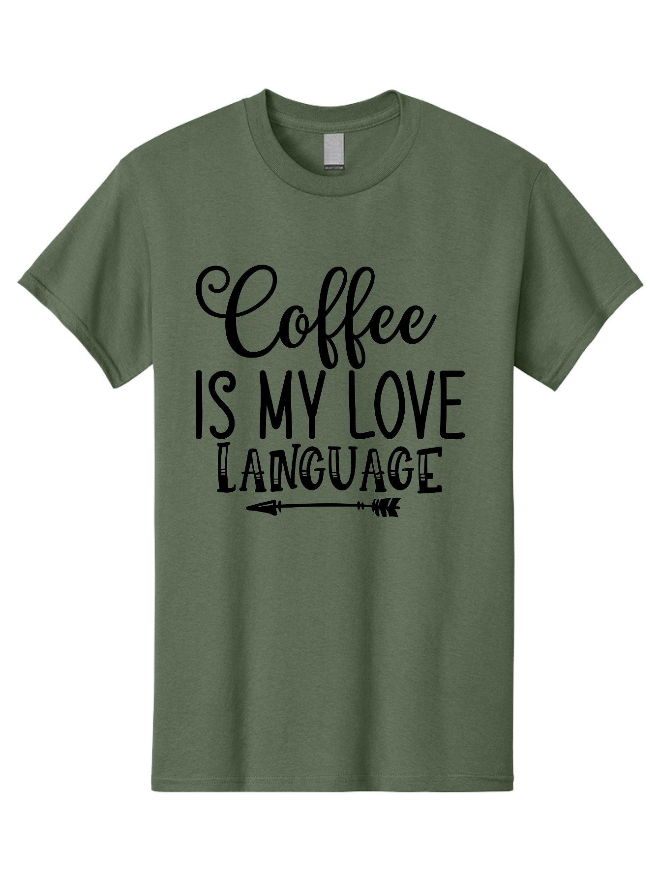 Coffee Is My Love Language Men'S Graphic Tee, 100% Cotton, Comfortable Casual Summer Wear, Machine Washable, Coffee Lover, Love Language, Coffee Quote, Coffee Humor, Coffee Obsession, Coffee Culture, Caffeine Addict, Coffee Passion Aae202