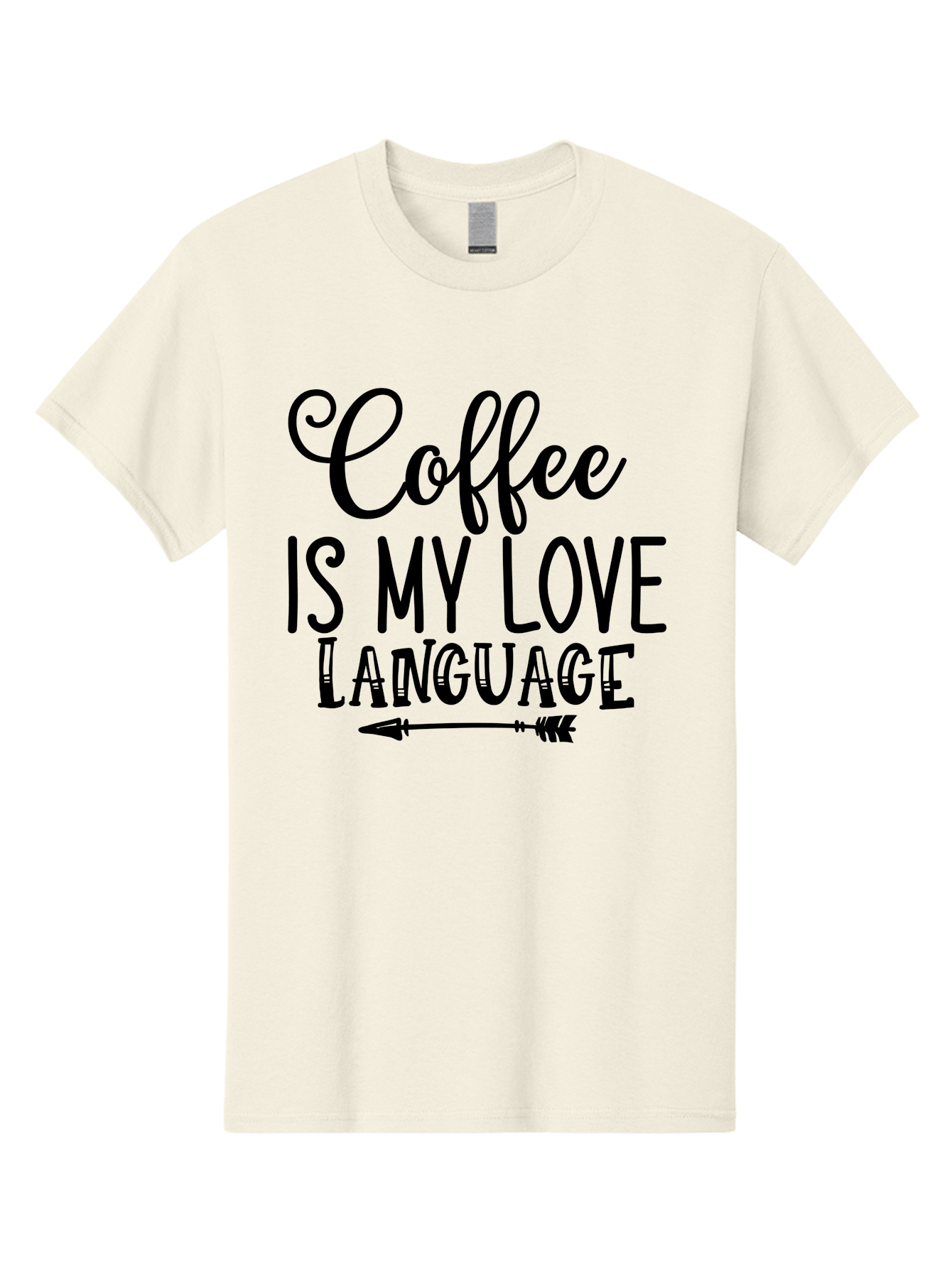 Coffee Is My Love Language Men'S Graphic Tee, 100% Cotton, Comfortable Casual Summer Wear, Machine Washable, Coffee Lover, Love Language, Coffee Quote, Coffee Humor, Coffee Obsession, Coffee Culture, Caffeine Addict, Coffee Passion Aae202