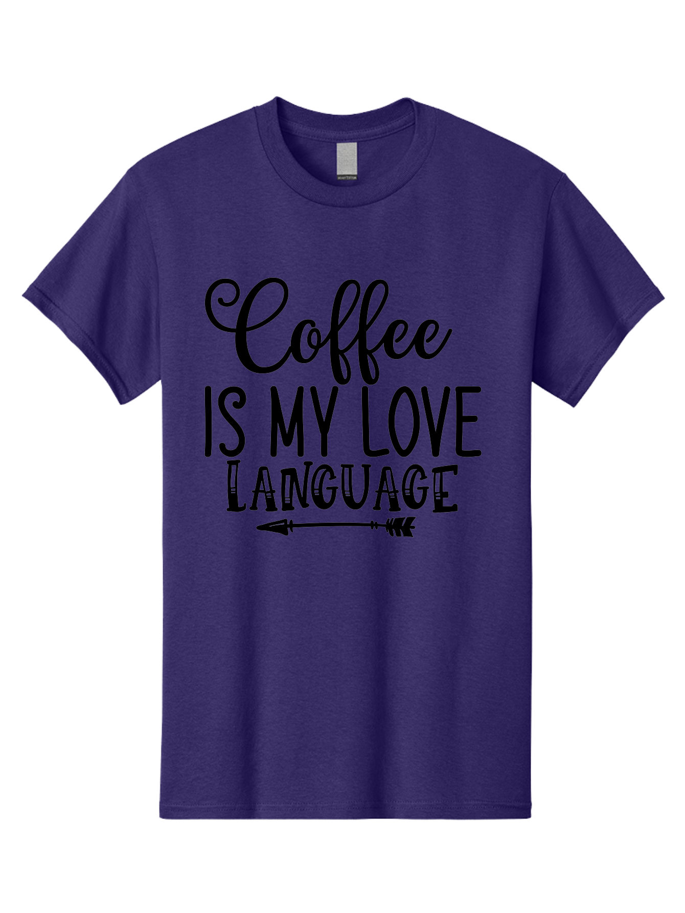 Coffee Is My Love Language Men'S Graphic Tee, 100% Cotton, Comfortable Casual Summer Wear, Machine Washable, Coffee Lover, Love Language, Coffee Quote, Coffee Humor, Coffee Obsession, Coffee Culture, Caffeine Addict, Coffee Passion Aae202