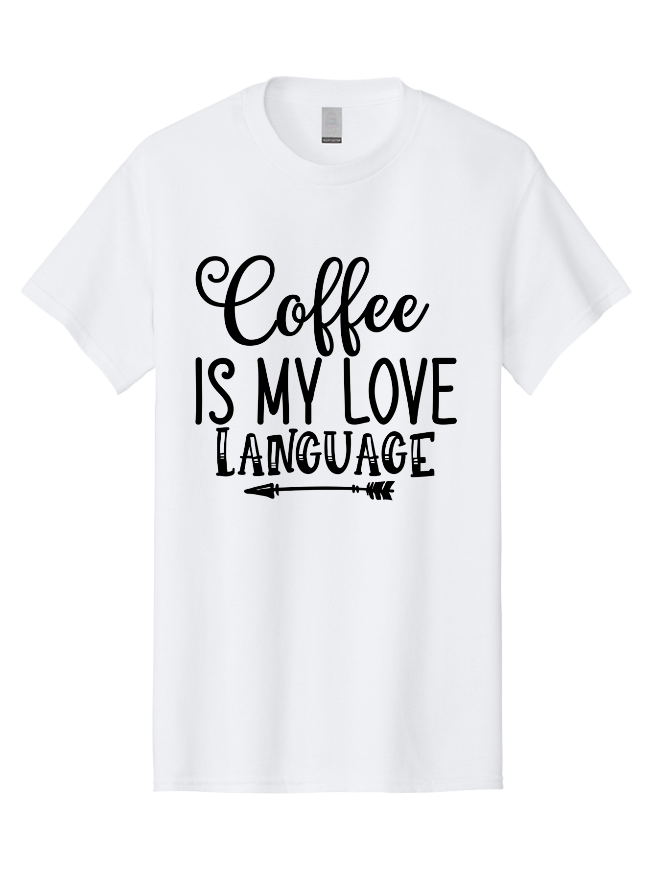 Coffee Is My Love Language Men'S Graphic Tee, 100% Cotton, Comfortable Casual Summer Wear, Machine Washable, Coffee Lover, Love Language, Coffee Quote, Coffee Humor, Coffee Obsession, Coffee Culture, Caffeine Addict, Coffee Passion Aae202
