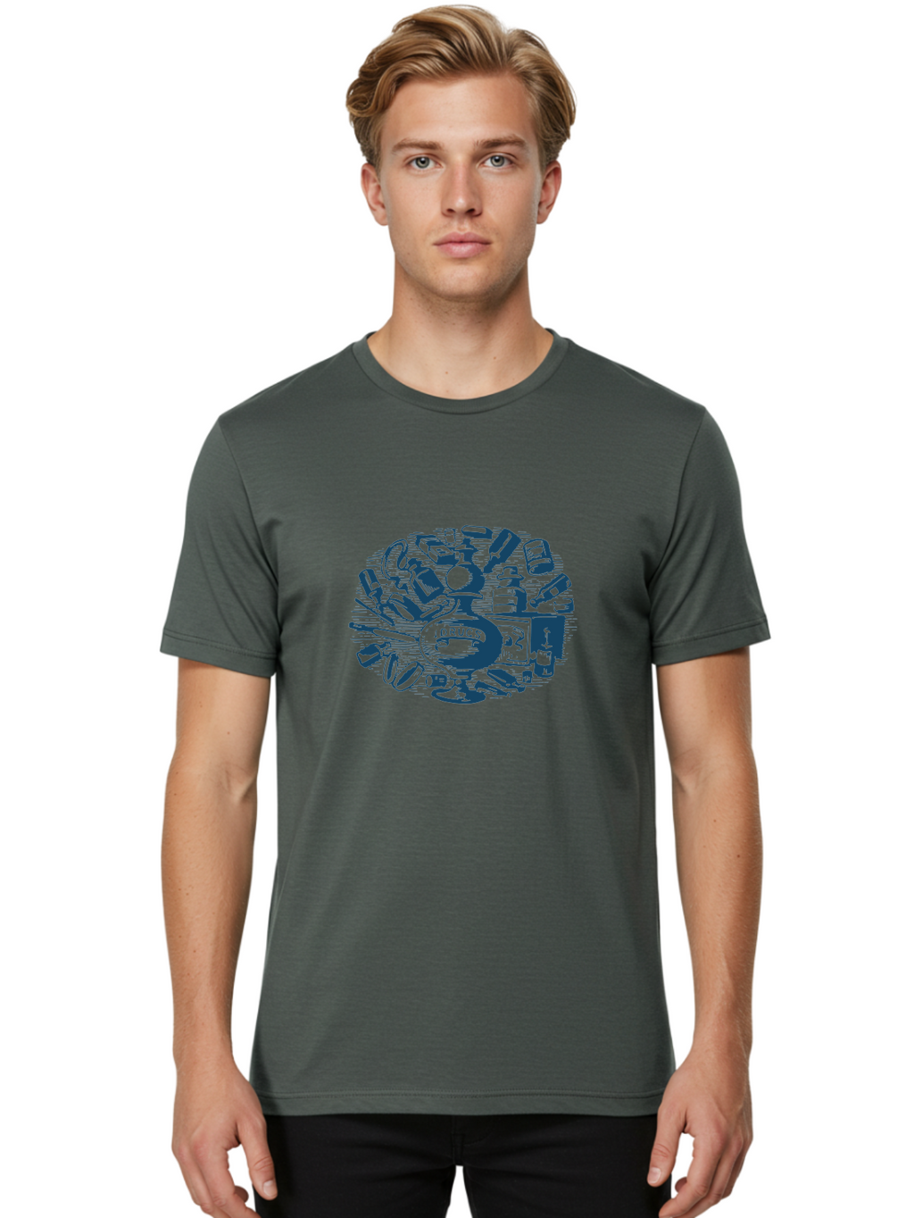 Cure & Chaos Men'S Graphic Tee, 100% Cotton, Comfortable Casual Summer Wear, Machine Washable, Prescription Medication, Medical Supplies, Pharmacy Items, Drug Paraphernalia, Pill Bottles, Medical Equipment, Healthcare Products, Pharmaceuticals Aae220