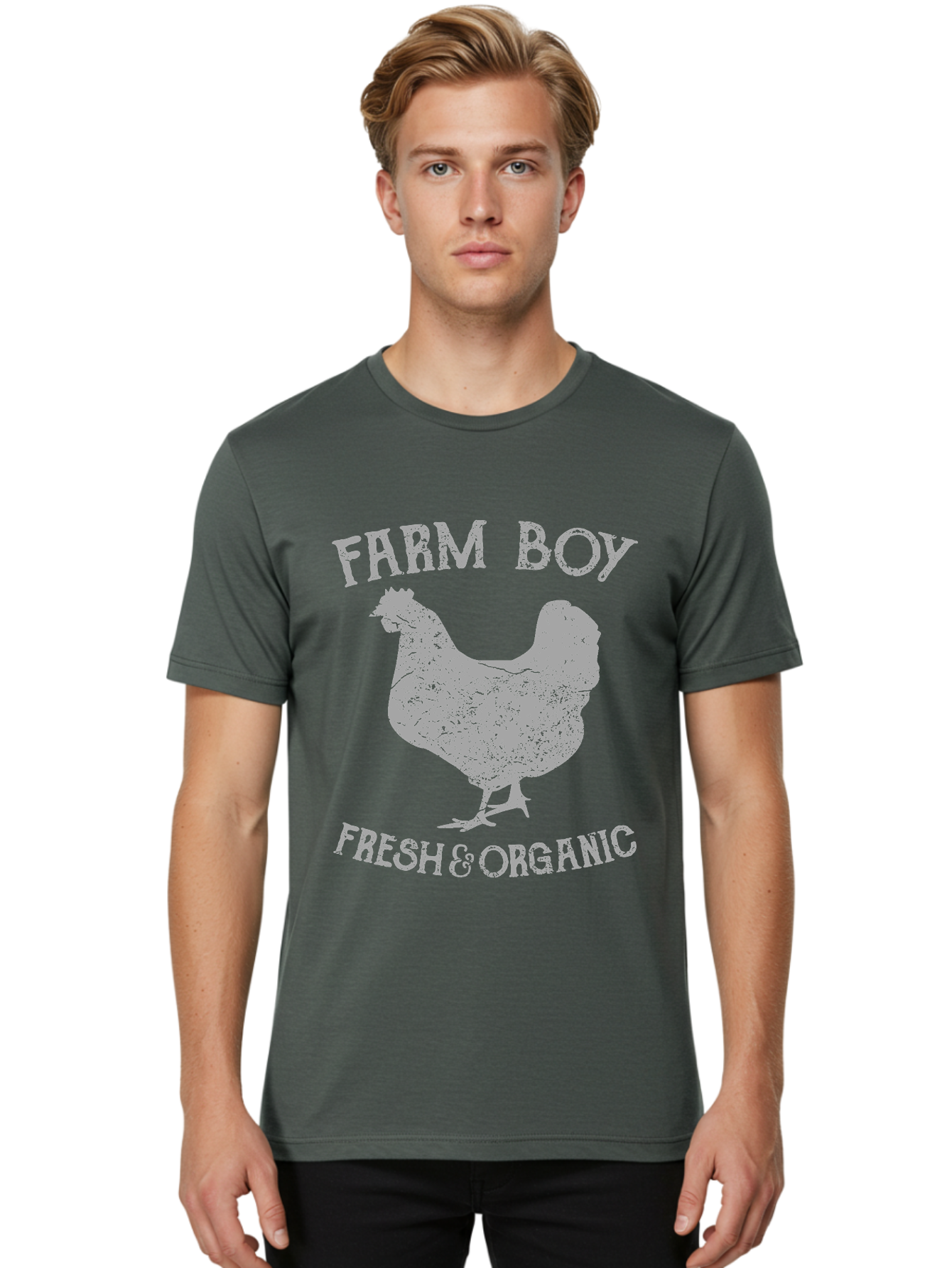 Farm Boy 2 -Men Men'S Graphic Tee, 100% Cotton, Comfortable Casual Summer Wear, Machine Washable, Farm Fresh Eggs, Organic Chicken, Farm Boy, Farm Fresh Produce, Free Range Chicken, Organic Farming, Farm To Table Aae277