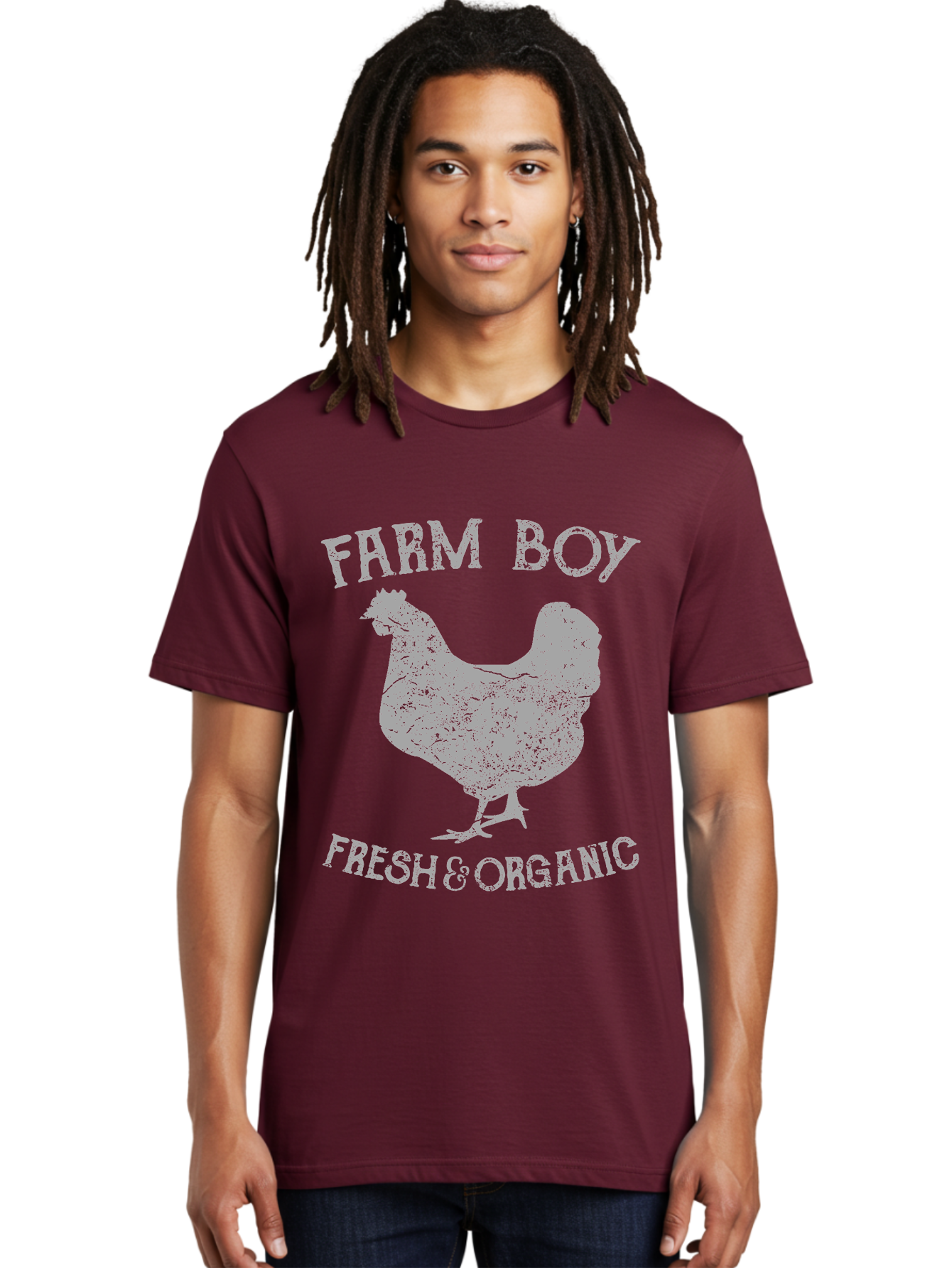 Farm Boy 2 -Men Men'S Graphic Tee, 100% Cotton, Comfortable Casual Summer Wear, Machine Washable, Farm Fresh Eggs, Organic Chicken, Farm Boy, Farm Fresh Produce, Free Range Chicken, Organic Farming, Farm To Table Aae277