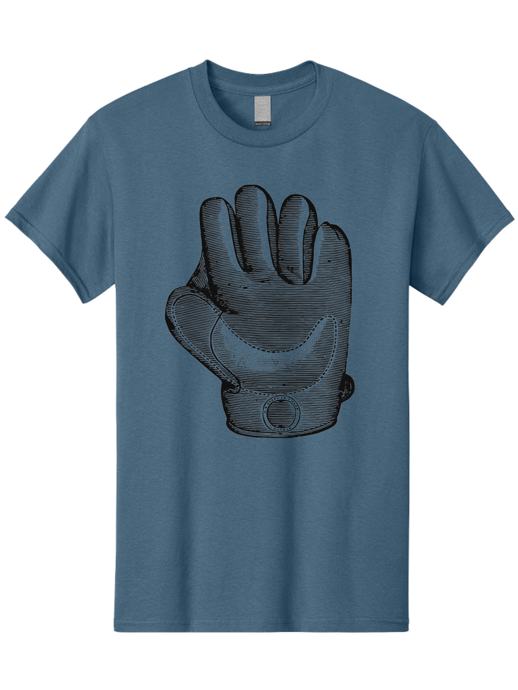 Iron Grip Men'S Graphic Tee, 100% Cotton, Comfortable Casual Summer Wear, Machine Washable, Motorcycle Glove, Protective Gear, Racing Equipment, Safety Accessory, Bike Glove, Glove Design, Stitched Details, Rugged Style, Men'S Fashion Aae405