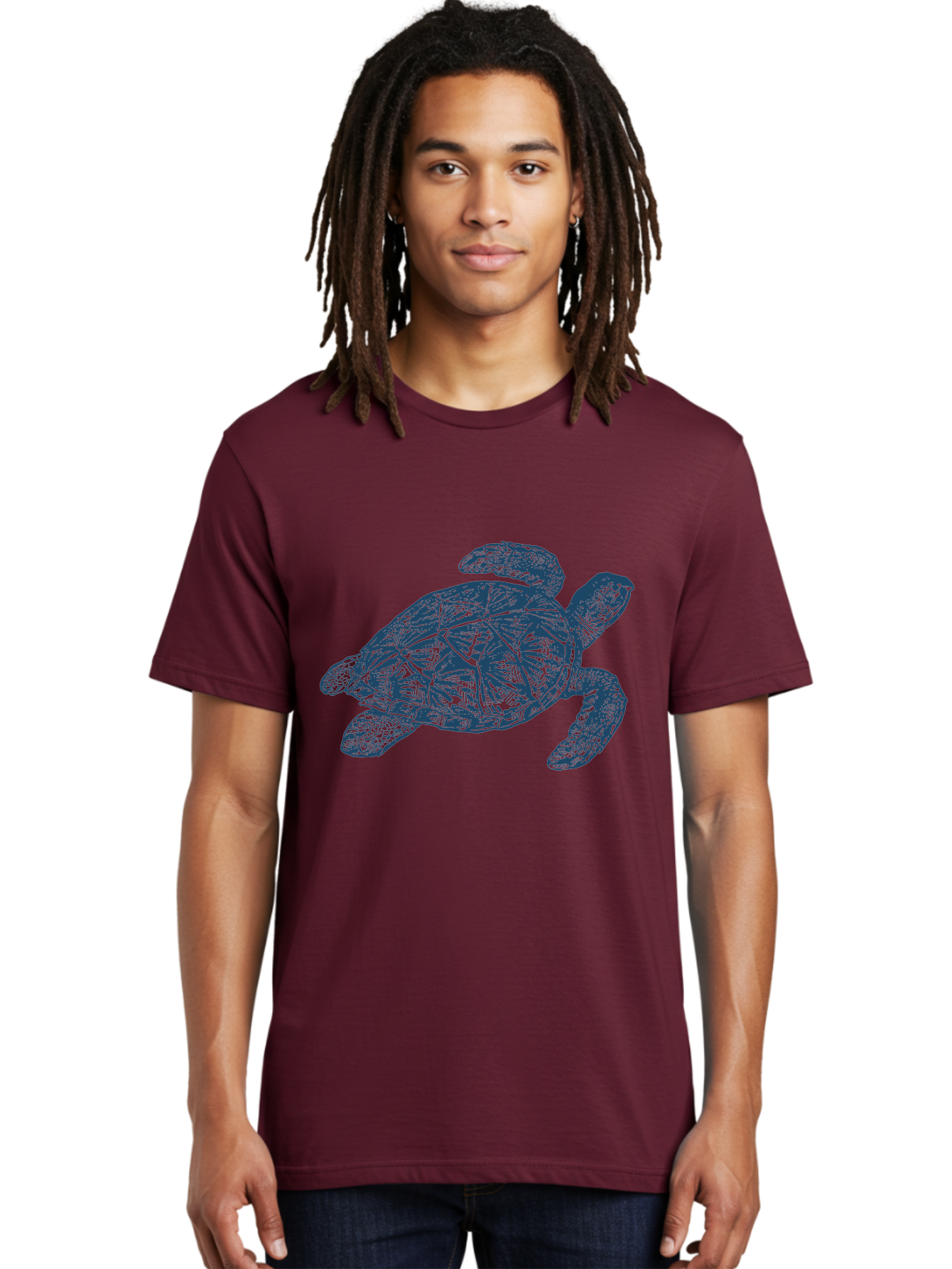 Just Turtle Thing Men'S Graphic Tee, 100% Cotton, Comfortable Casual Summer Wear, Machine Washable, Sea Turtle, Ocean Life, Marine Biology, Wildlife Conservation, Turtle Shell, Flipper, Underwater World, Nature Art Aae427