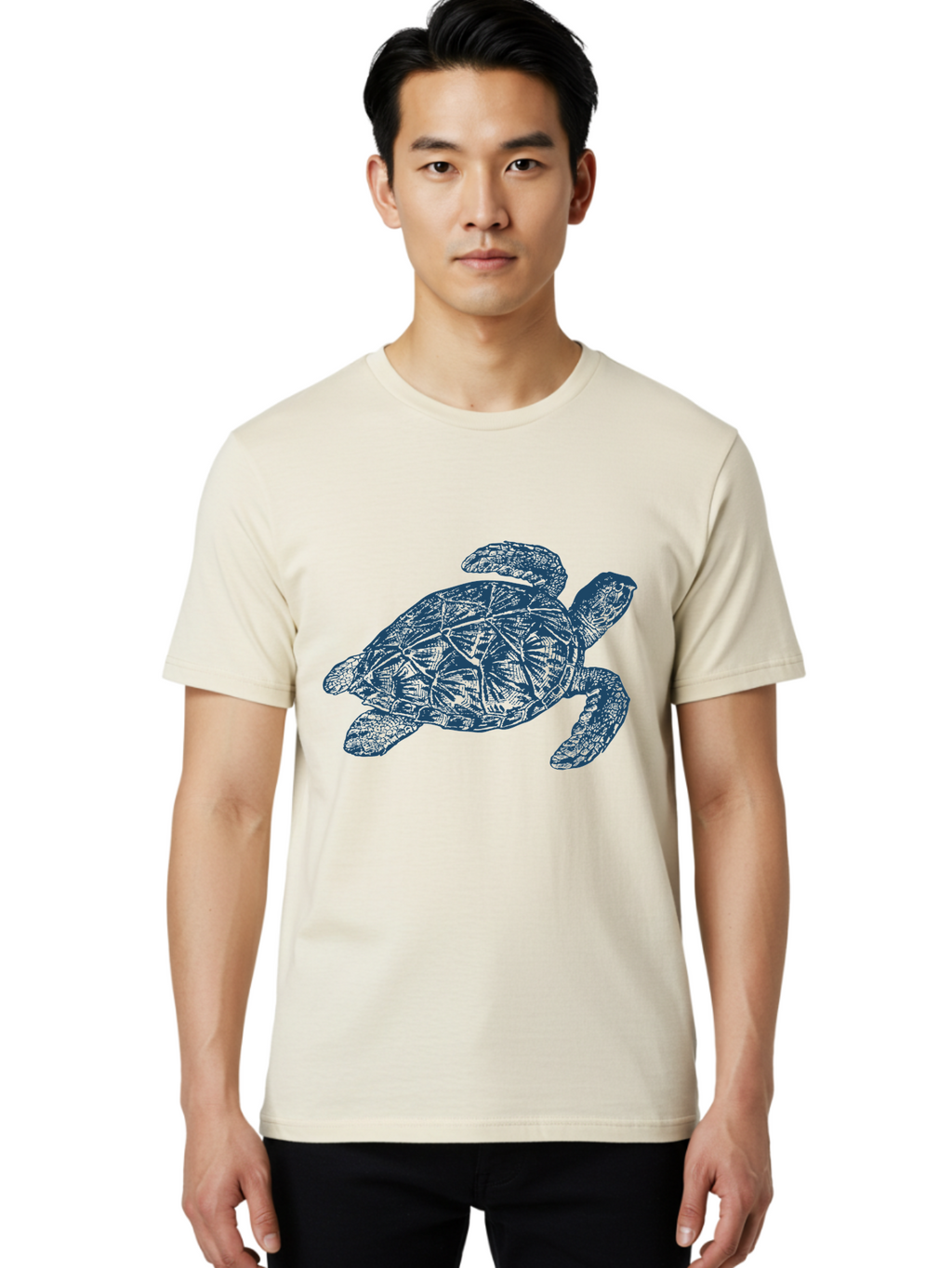 Just Turtle Thing Men'S Graphic Tee, 100% Cotton, Comfortable Casual Summer Wear, Machine Washable, Sea Turtle, Ocean Life, Marine Biology, Wildlife Conservation, Turtle Shell, Flipper, Underwater World, Nature Art Aae427