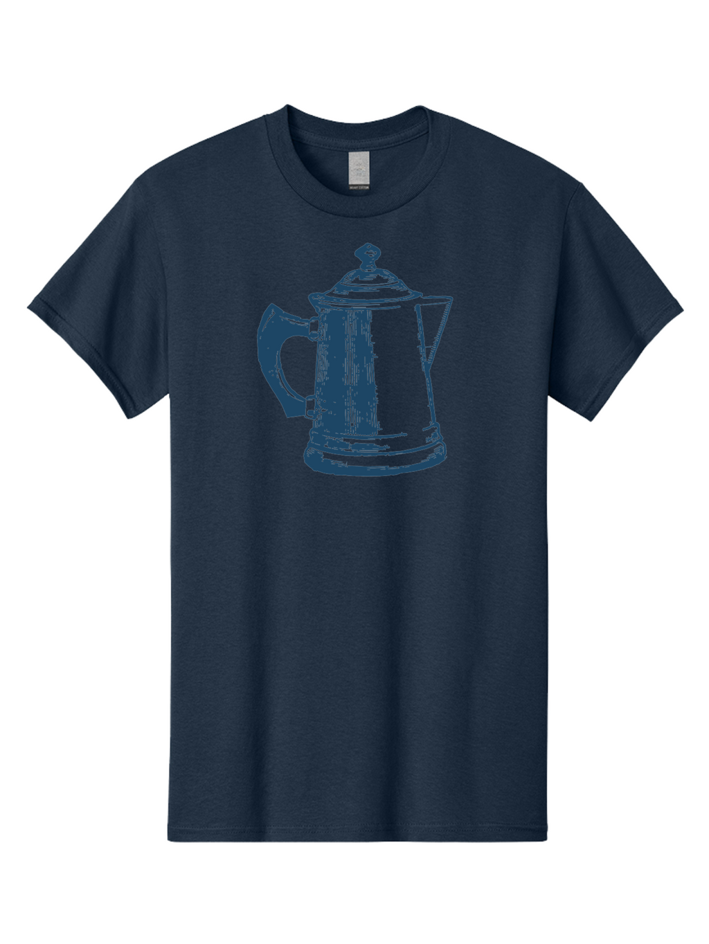 Kettle Men'S Graphic Tee, 100% Cotton, Comfortable Casual Summer Wear, Machine Washable, Coffee Pot, Coffee Maker, Vintage Kitchenware, Coffee Brewing, Metal Coffee Pot, Retro Appliance, Coffee Equipment Aae430