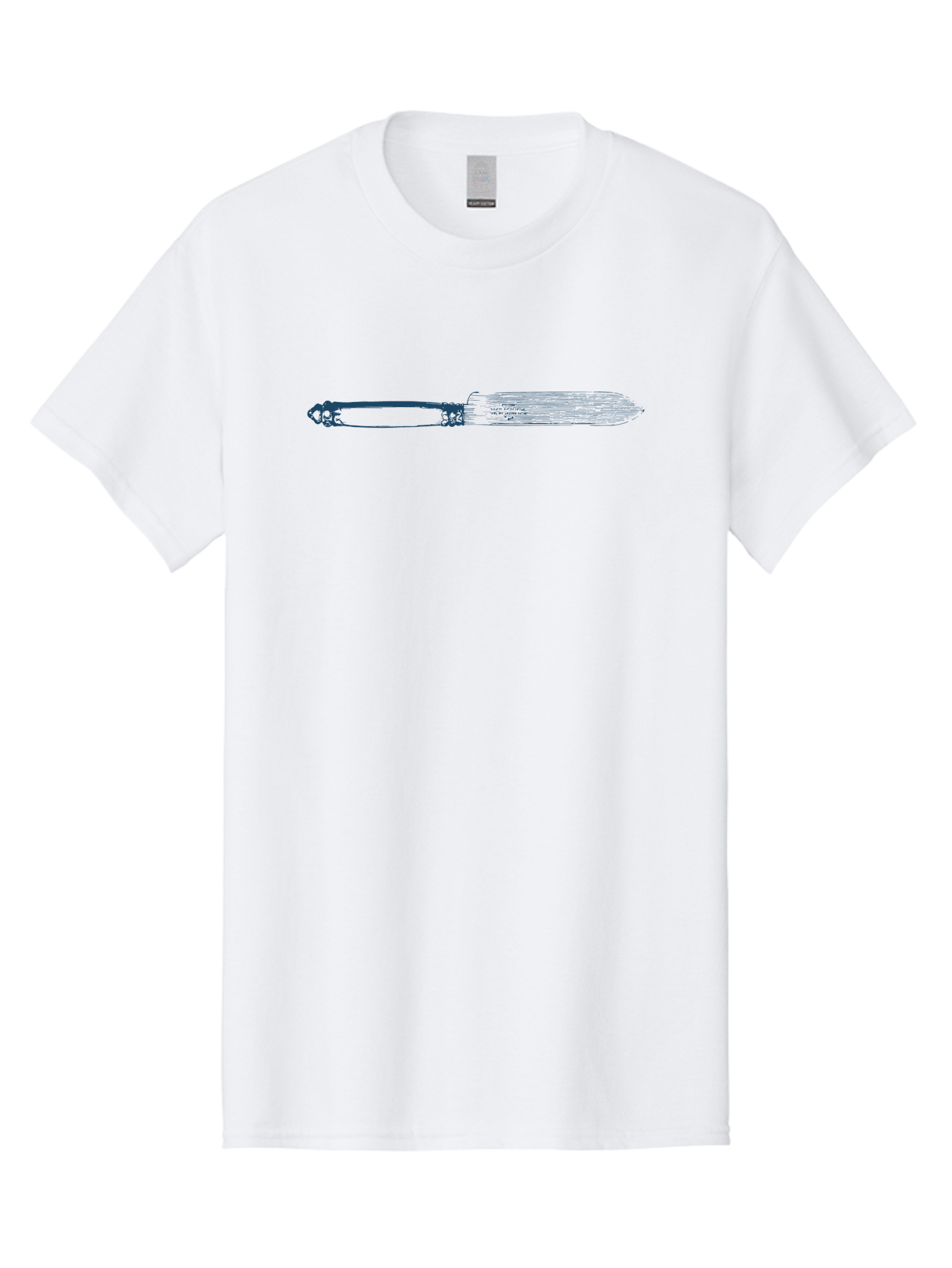 Knife Men'S Graphic Tee, 100% Cotton, Comfortable Casual Summer Wear, Machine Washable, Pocket Knife With Ornate Handle, Compact Size, Pen Knife, Folding Blade, Everyday Carry, Edc Knife, Outdoor Gear Aae435