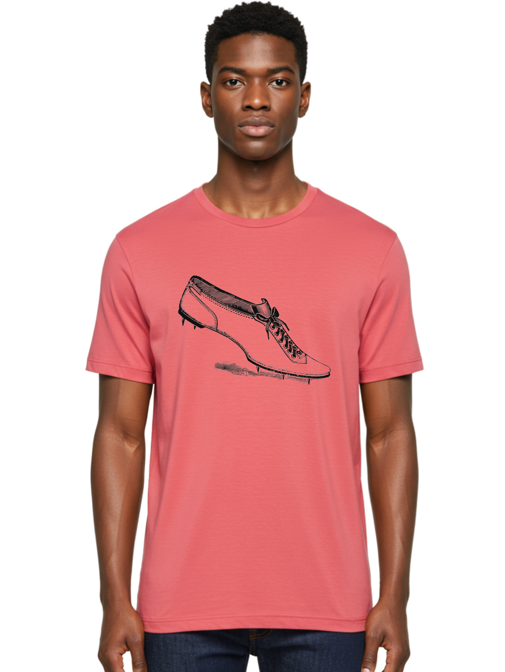 Laced For Speed Men'S Graphic Tee, 100% Cotton, Comfortable Casual Summer Wear, Machine Washable, Tap Shoe, Dance Shoe, Metal Sole, Shoe Laces, Musical Instrument, Dance Accessory, Rhythmic Footwear, Percussion Dance Aae441