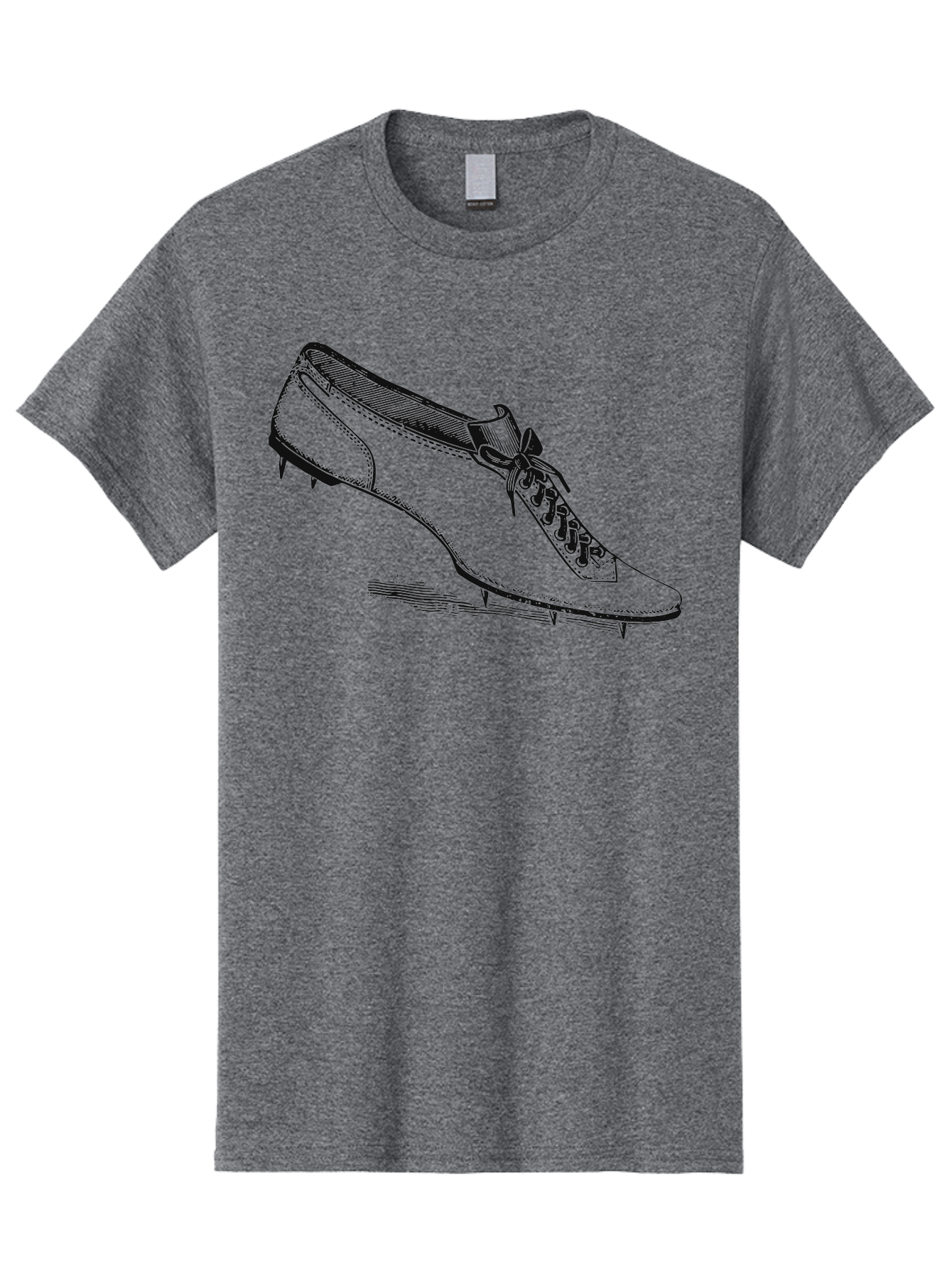 Laced For Speed Men'S Graphic Tee, 100% Cotton, Comfortable Casual Summer Wear, Machine Washable, Tap Shoe, Dance Shoe, Metal Sole, Shoe Laces, Musical Instrument, Dance Accessory, Rhythmic Footwear, Percussion Dance Aae441