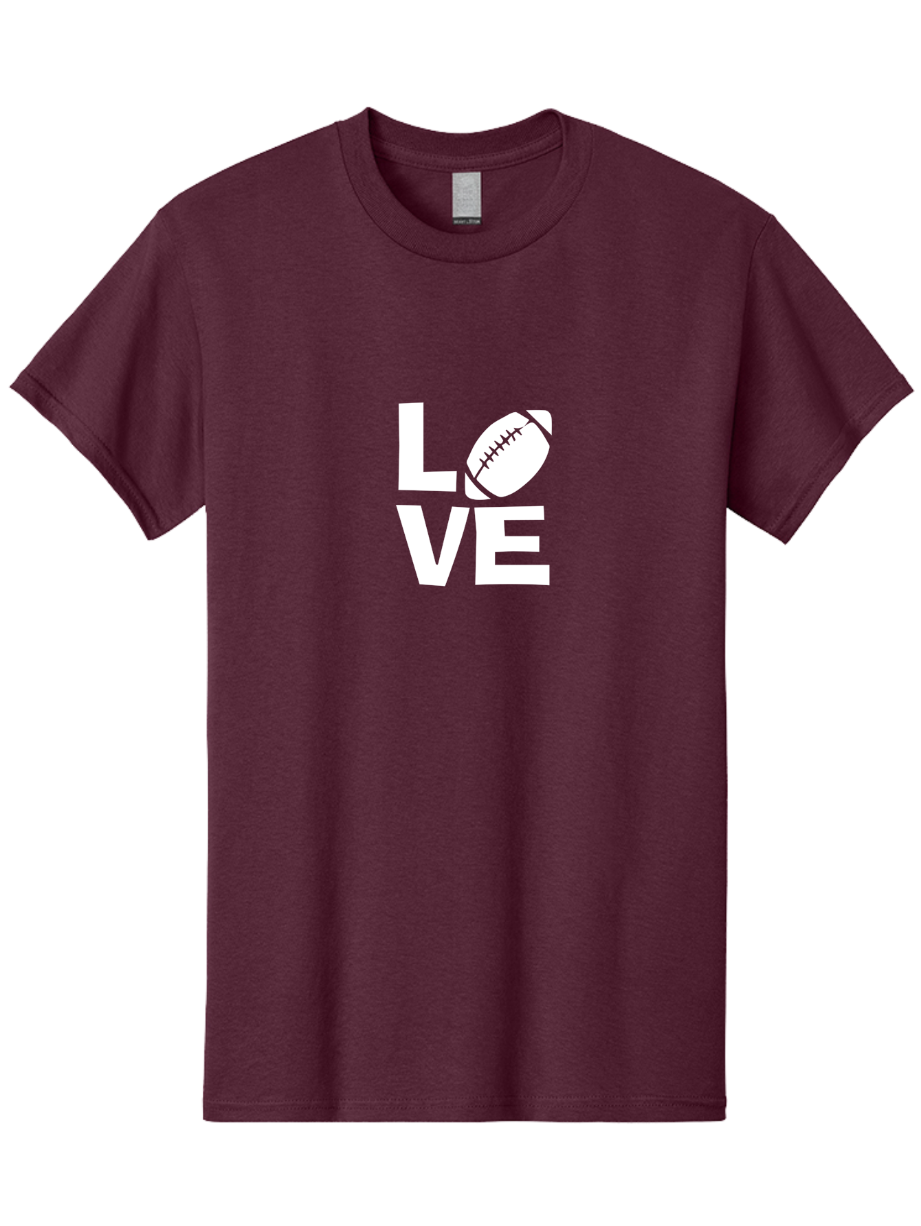 Love Men'S Graphic Tee, 100% Cotton, Comfortable Casual Summer Wear, Machine Washable, Love Football, Passion For Sports, Football Lover, Sports Enthusiasm, Love Sports, Football Fan Aae464
