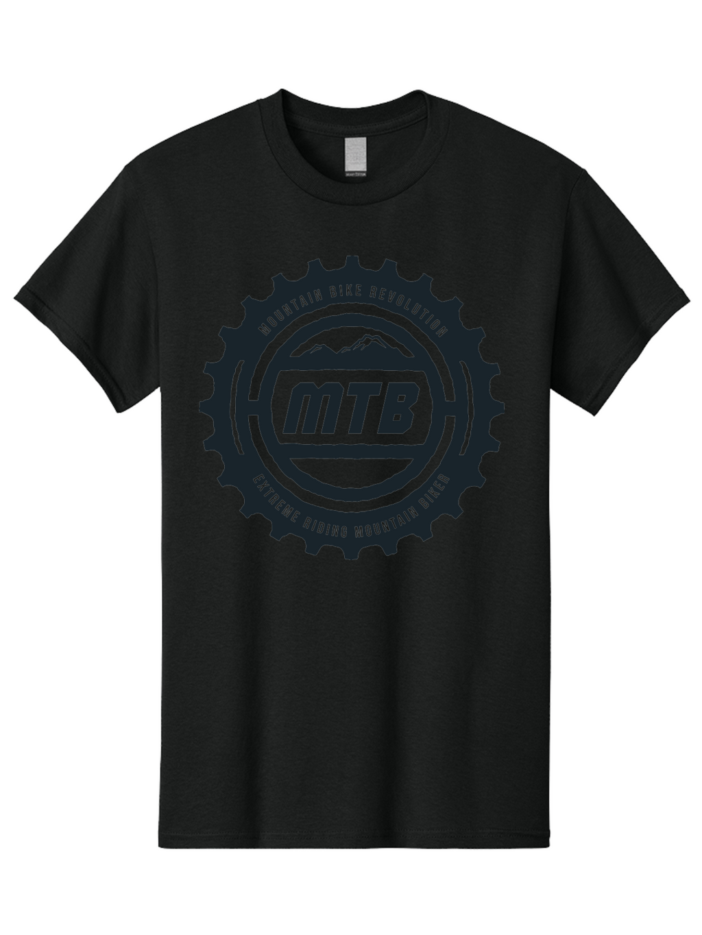 Mountain Bike Men'S Graphic Tee, 100% Cotton, Comfortable Casual Summer Wear, Machine Washable, Mountain Bike Revolution, Extreme Riding, Mountain Biking, Mtb, Cycling Gear, Adventure Sports, Outdoor Enthusiasts, Action-Packed, Thrill-Seeking, Aae511