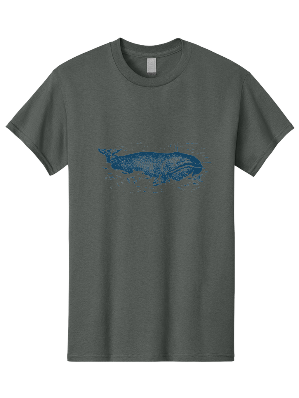 Ocean Giant Whale Men'S Graphic Tee, 100% Cotton, Comfortable Casual Summer Wear, Machine Washable, Tapir, Wild Animal, Wildlife, Forest Creature, Exotic Species, Large Mammal Aae547