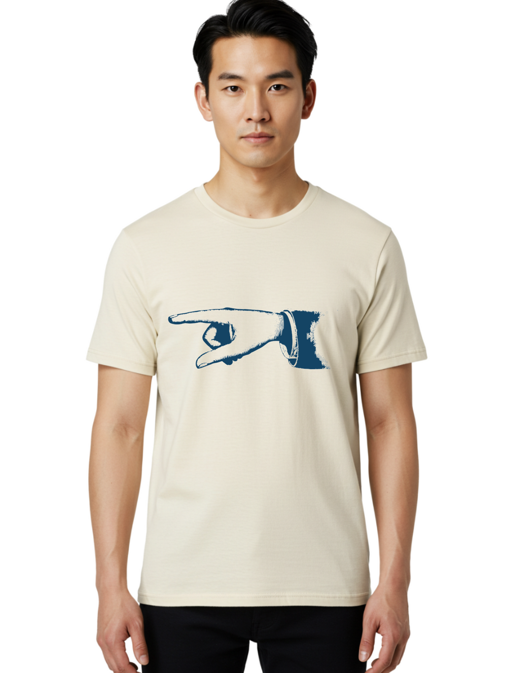 Old Fashioned Direction Hand 2 Men'S Graphic Tee, 100% Cotton, Comfortable Casual Summer Wear, Machine Washable, Hand Pointing Gesture, Index Finger, Body Language, Human Hand, Direction, Gesture, Hand Signal Aae553