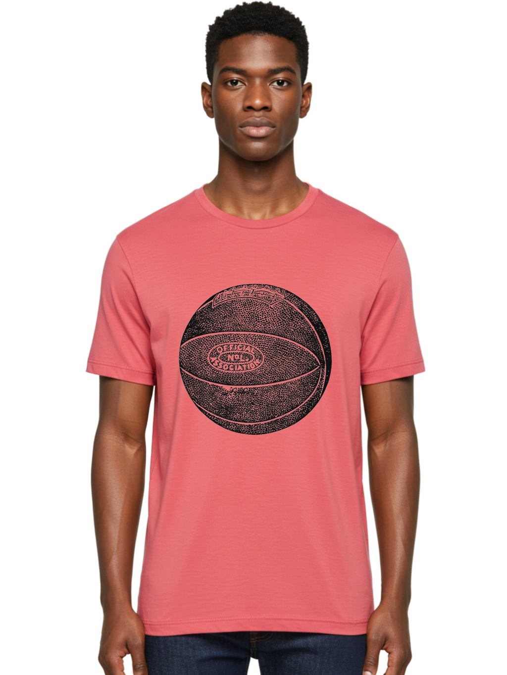 Old School Ball Men'S Graphic Tee, 100% Cotton, Comfortable Casual Summer Wear, Machine Washable, Nba Basketball, Official League Ball, Textured Surface, Athletic Equipment, Sports Gear, Basketball Design, Sports Logo, Professional Basketball Aae554