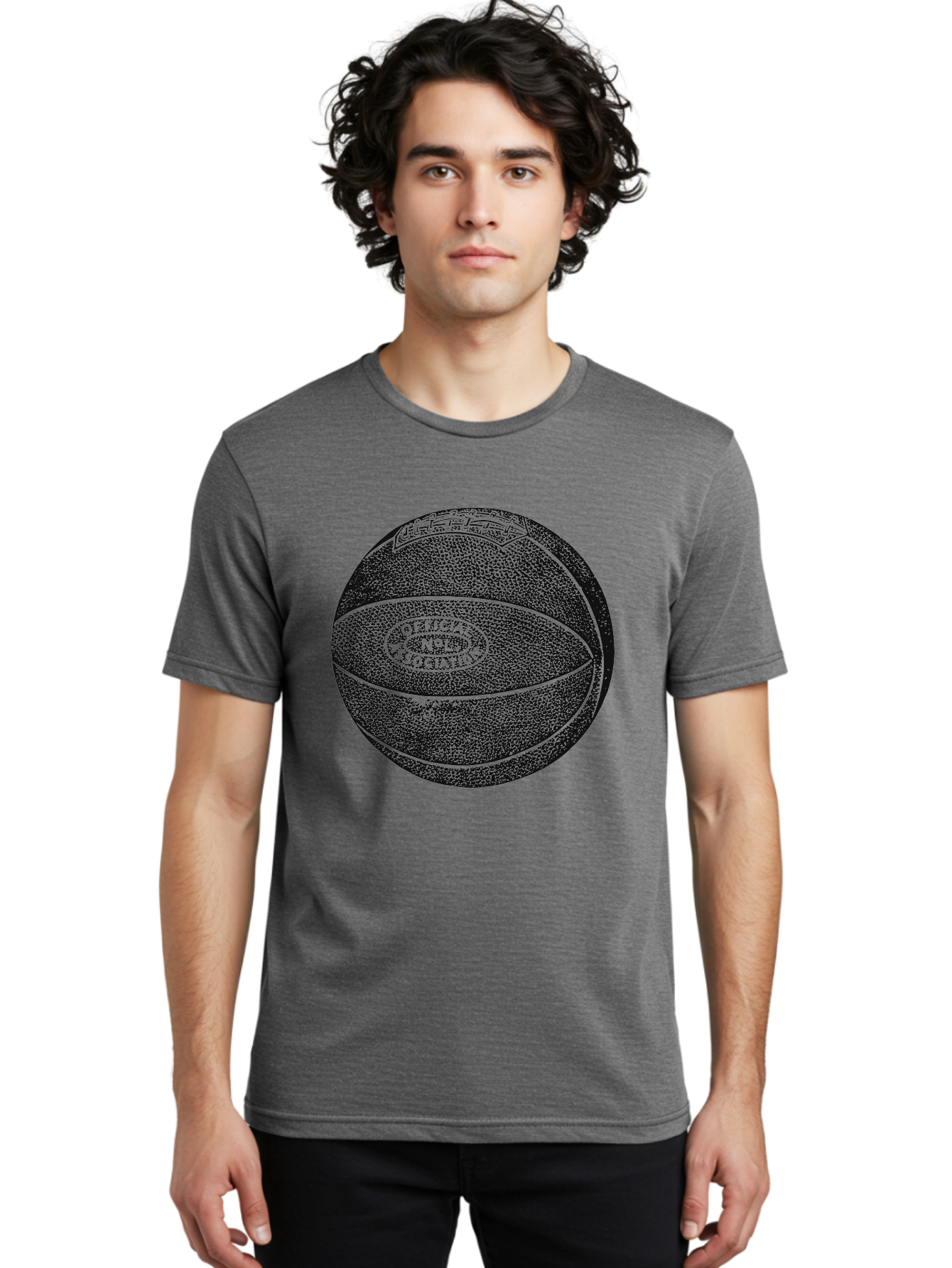 Old School Ball Men'S Graphic Tee, 100% Cotton, Comfortable Casual Summer Wear, Machine Washable, Nba Basketball, Official League Ball, Textured Surface, Athletic Equipment, Sports Gear, Basketball Design, Sports Logo, Professional Basketball Aae554