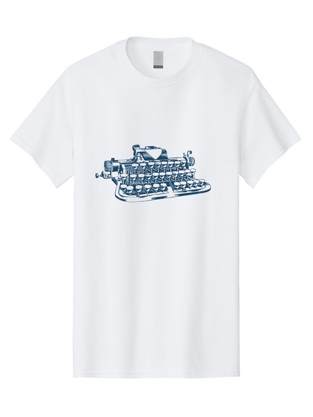 Old Soul Typewriter Men'S Graphic Tee, 100% Cotton, Comfortable Casual Summer Wear, Machine Washable, Vintage Typewriter, Classic Writing Machine, Retro Office Equipment, Antique Technology, Nostalgic Design, Manual Typing, Writer'S Tool, Aae556