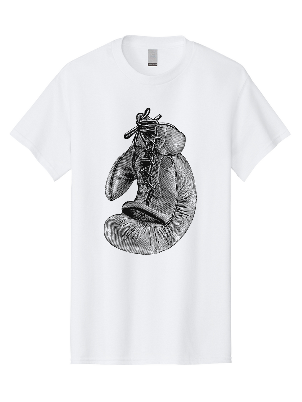 One Glove, One Legacy Men'S Graphic Tee, 100% Cotton, Comfortable Casual Summer Wear, Machine Washable, Boxing Gloves, Combat Sports, Martial Arts, Fighting Gear, Boxing Equipment, Training Gloves, Lace-Up Gloves Aae567