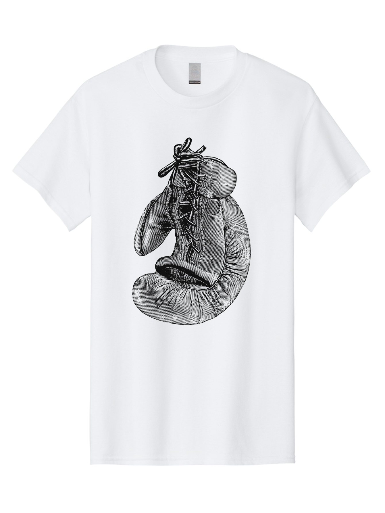 One Glove, One Legacy Men'S Graphic Tee, 100% Cotton, Comfortable Casual Summer Wear, Machine Washable, Boxing Gloves, Combat Sports, Martial Arts, Fighting Gear, Boxing Equipment, Training Gloves, Lace-Up Gloves Aae567