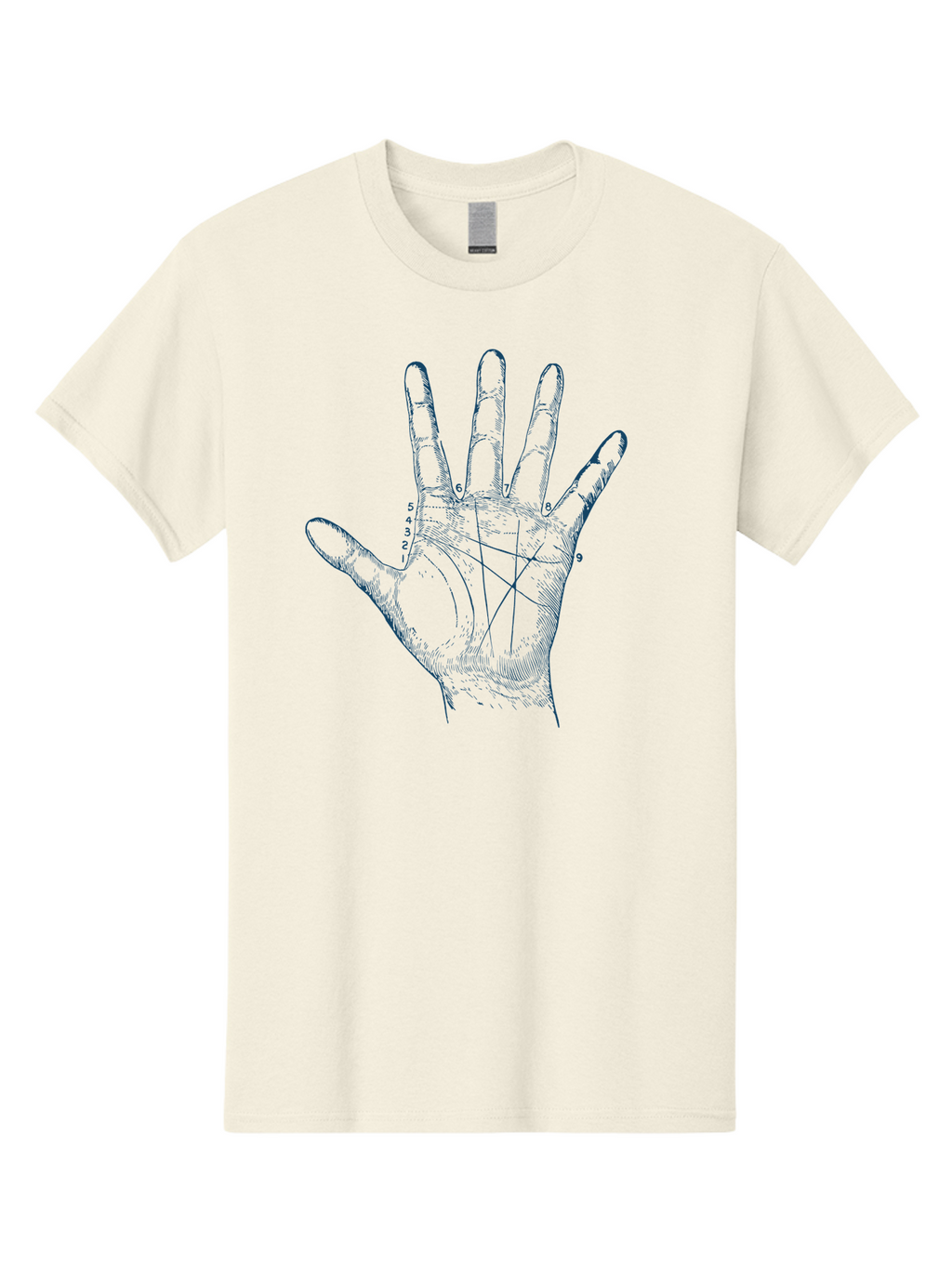 Palm Reading Men'S Graphic Tee, 100% Cotton, Comfortable Casual Summer Wear, Machine Washable, Palm Reading, Hand Analysis, Fortune Telling, Astrology, Mysticism, Palm Lines, Finger Numbers, Esoteric Art, Spiritual Symbolism Aae573