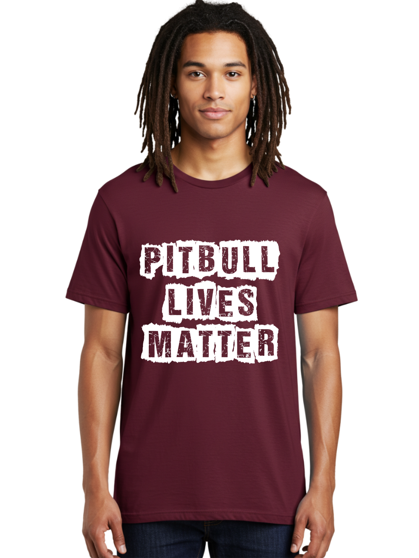 Pitbull Lives Matter Men'S Graphic Tee, 100% Cotton, Comfortable Casual Summer Wear, Machine Washable, Pitbull Awareness, Dog Advocacy, Pitbull Lives Matter, Social Justice, Animal Rights, Dog Lovers, Pitbull Support, Advocacy Campaign Aae582