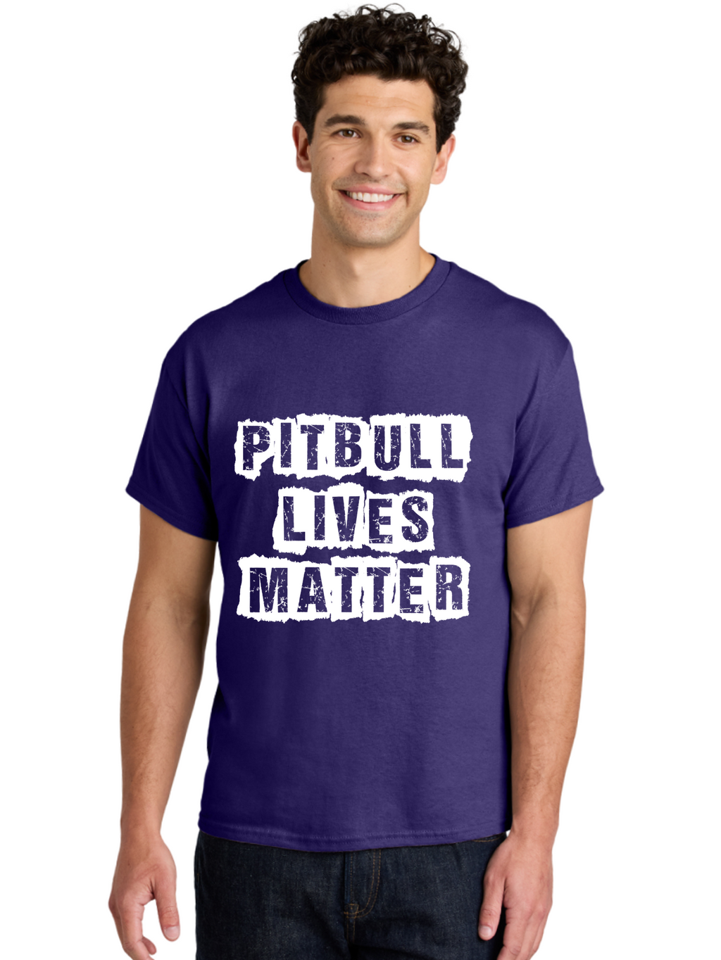 Pitbull Lives Matter Men'S Graphic Tee, 100% Cotton, Comfortable Casual Summer Wear, Machine Washable, Pitbull Awareness, Dog Advocacy, Pitbull Lives Matter, Social Justice, Animal Rights, Dog Lovers, Pitbull Support, Advocacy Campaign Aae582