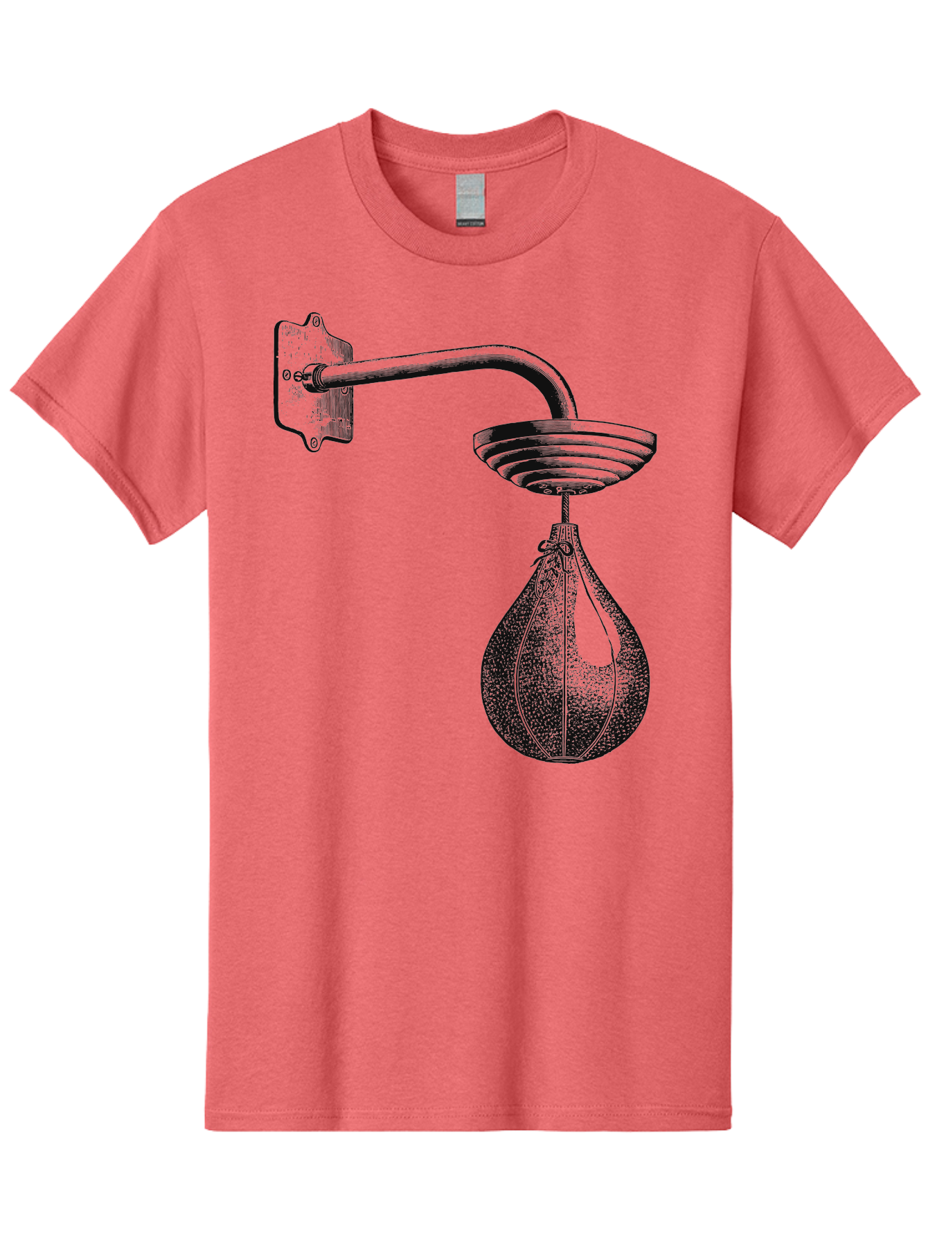 Punch Drills Men'S Graphic Tee, 100% Cotton, Comfortable Casual Summer Wear, Machine Washable, Punching Bag, Boxing Equipment, Punch Bag, Fitness Gear, Boxing Training, Workout Equipment, Punching Bag Illustration, Boxing Punching Bag Aae598