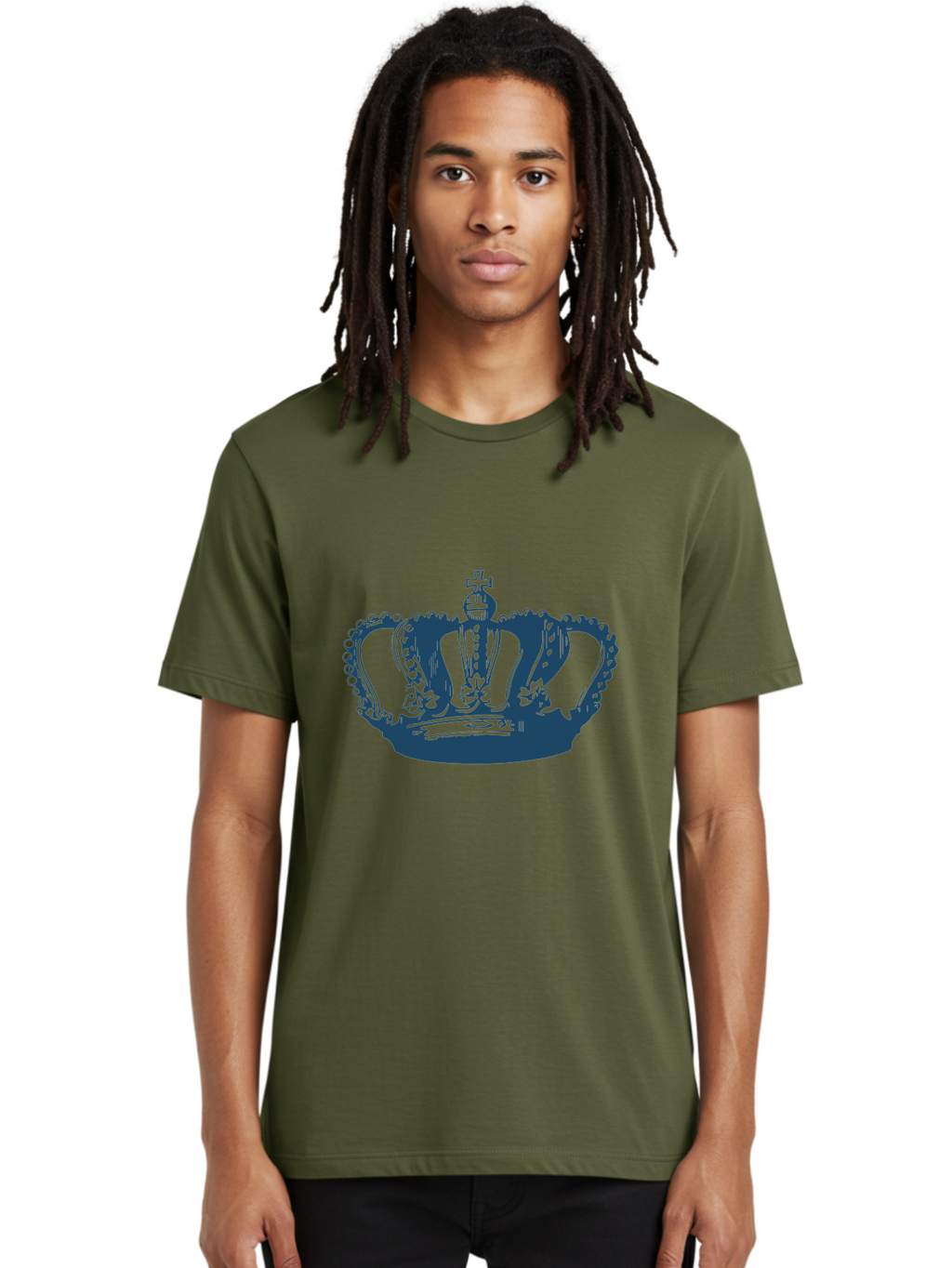 Royal Reign Crown Men'S Graphic Tee, 100% Cotton, Comfortable Casual Summer Wear, Machine Washable, Royal Crown, Luxury Symbol, Monarch Emblem, Aristocratic Headpiece, Regal Adornment, Majestic Tiara, Crown Jewels, Symbolic Regalia Aae621