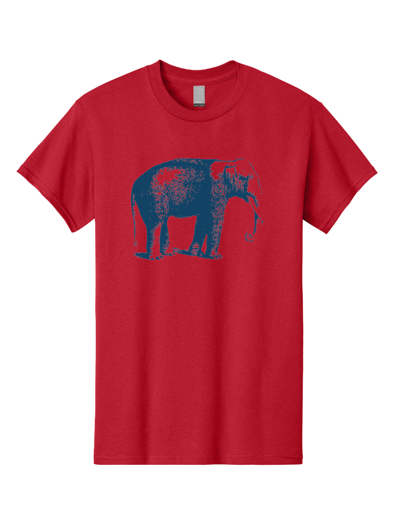 Elephant Men'S Graphic Tee, 100% Cotton, Comfortable Casual Summer Wear, Machine Washable, Wildlife, Majestic Animal, Large Mammal, Trunk, Tusks, Nature, Conservation, Endangered Species, Pachyderm Aae671