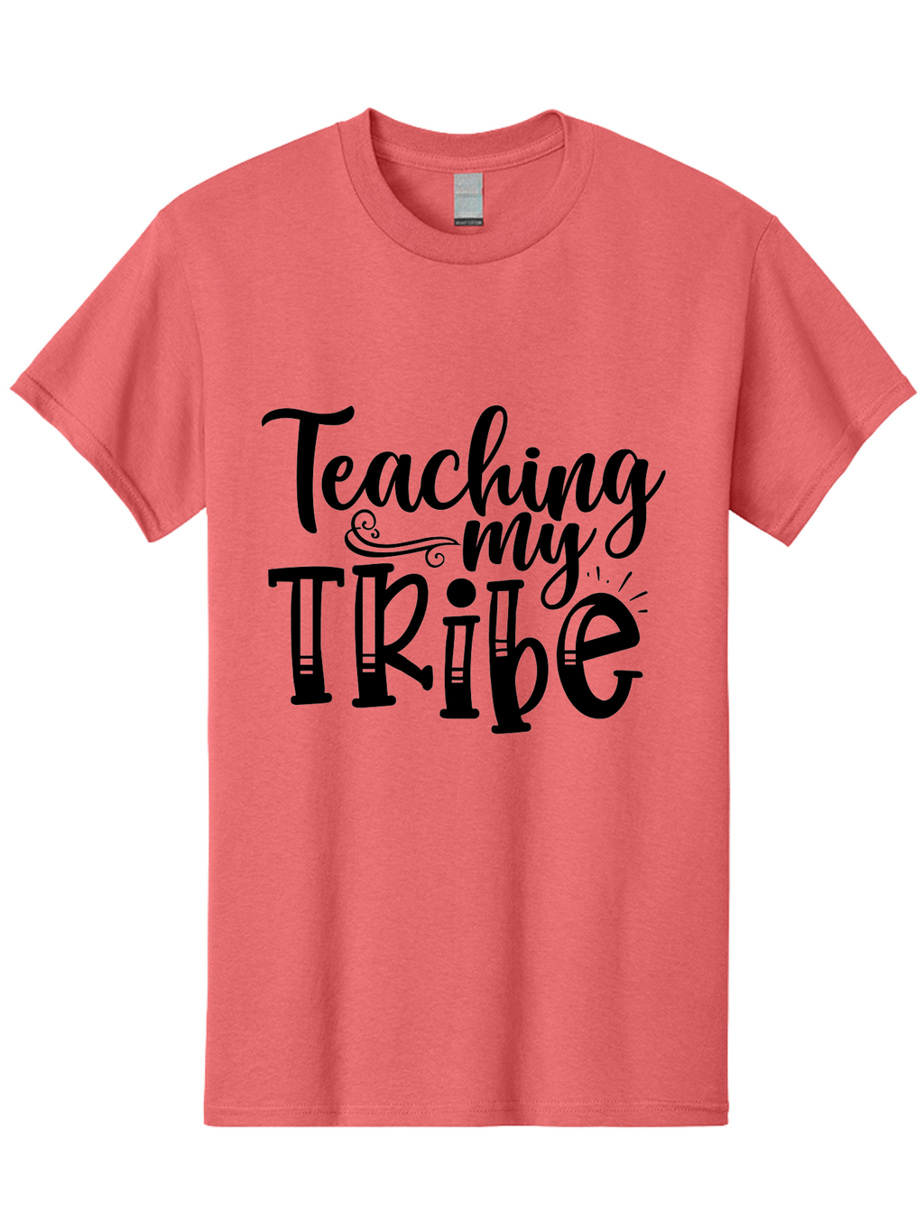 Teaching My Tribe Men'S Graphic Tee, 100% Cotton, Comfortable Casual Summer Wear, Machine Washable, Teaching Quote, Inspirational Quote, Motivational Quote, Teacher Life, Teacher Quote, Homeschool Quote, Family Education Aae687