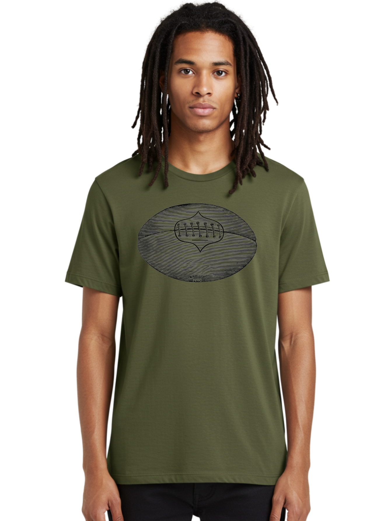 Toughkick Men'S Graphic Tee, 100% Cotton, Comfortable Casual Summer Wear, Machine Washable, American Football, Sports Equipment, Gridiron Football, Athletic Gear, Football Laces, Sports Icon, N O C Logo, Football Graphic, Sports Symbol Aae750