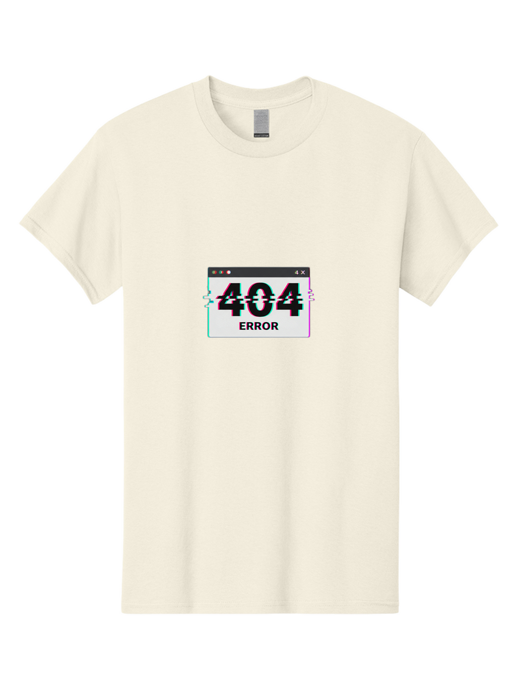404-Error-2 Men'S Graphic Tee, 100% Cotton, Comfortable Casual Summer Wear, Machine Washable, 404 Error Page, Glitch Effect, Distorted Text, Broken Link, Webpage Not Found, Glitch Art, Error Message, Cyberpunk, Distorted Graphic, 404, Error Baa076