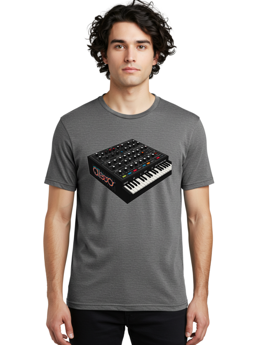 Arturia-Minilab Men'S Graphic Tee, 100% Cotton, Comfortable Casual Summer Wear, Machine Washable, Electronic Keyboard, Synthesizer, Music Production, Sound Design, Midi Controller, Music Technology, Audio Equipment, Musical Instrument, Baa141