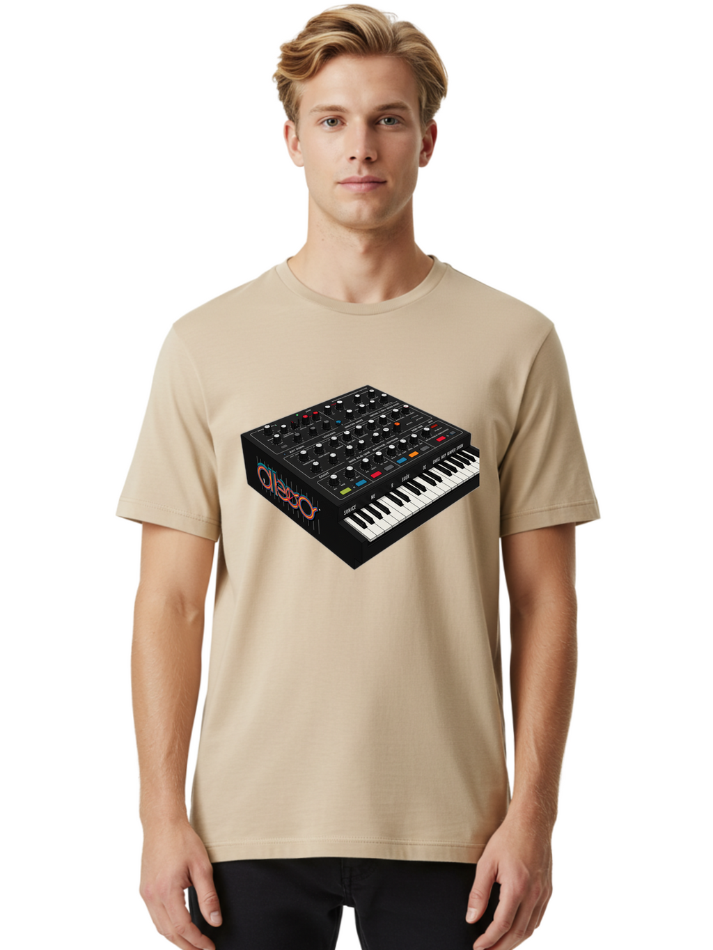Arturia-Minilab Men'S Graphic Tee, 100% Cotton, Comfortable Casual Summer Wear, Machine Washable, Electronic Keyboard, Synthesizer, Music Production, Sound Design, Midi Controller, Music Technology, Audio Equipment, Musical Instrument, Baa141