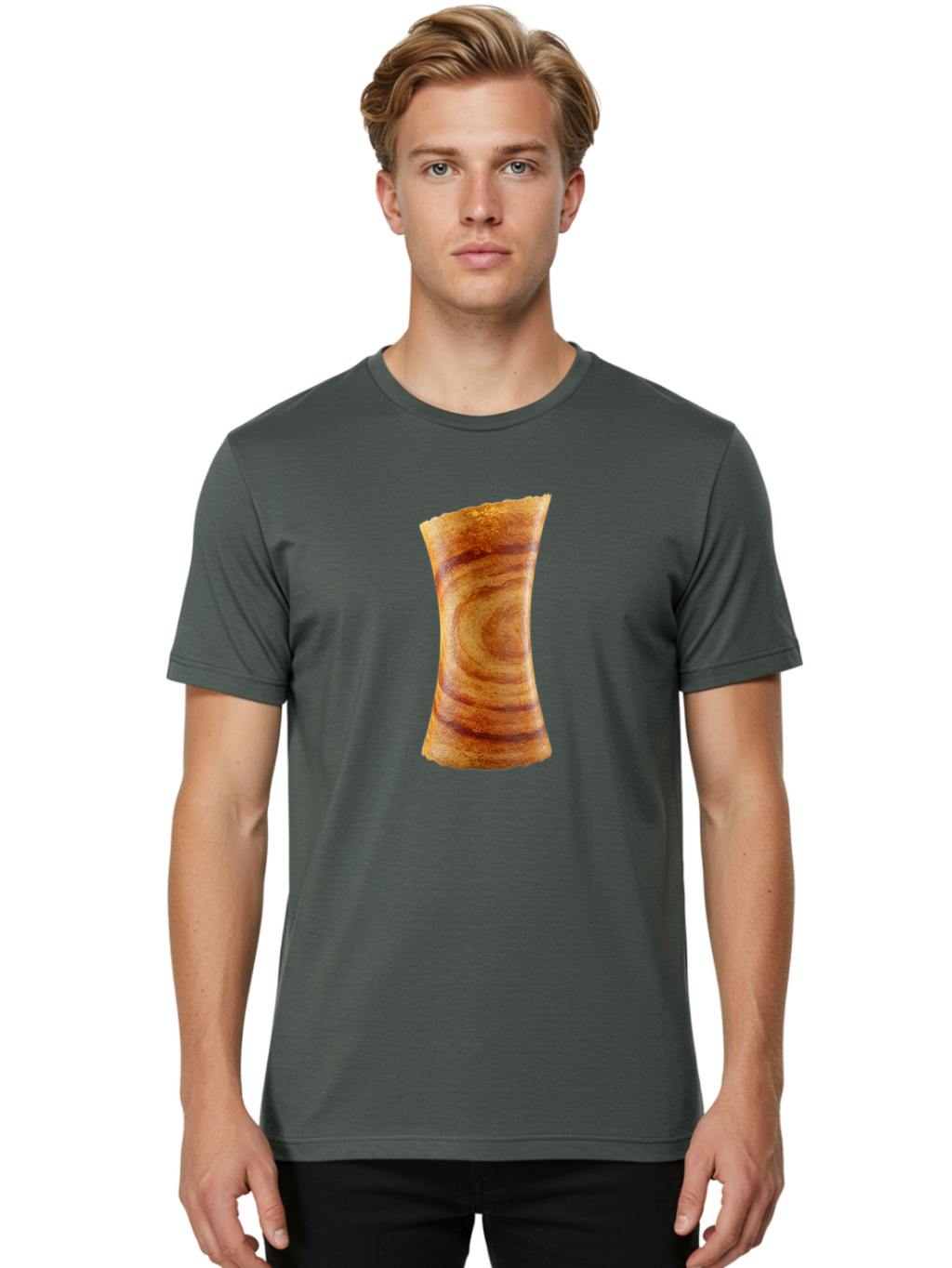 Bacon-Strip Men'S Graphic Tee, 100% Cotton, Comfortable Casual Summer Wear, Machine Washable, Crispy Bacon, Fried Meat, Savory Snack, Breakfast Food, Browned Edges, Appetizing Strip, Delicious Bacon Strip Baa144