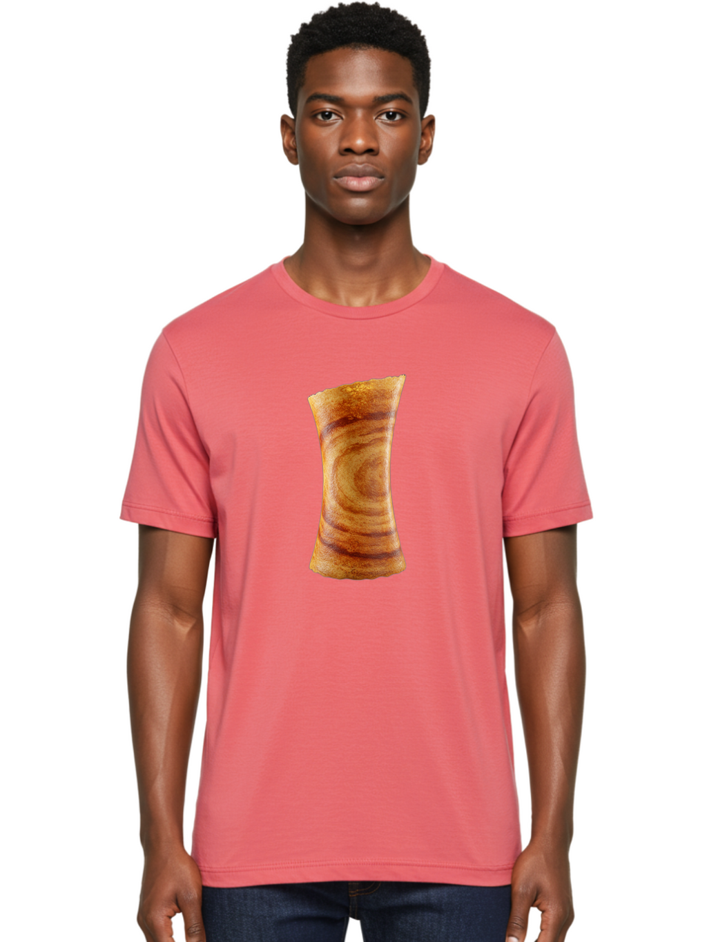 Bacon-Strip Men'S Graphic Tee, 100% Cotton, Comfortable Casual Summer Wear, Machine Washable, Crispy Bacon, Fried Meat, Savory Snack, Breakfast Food, Browned Edges, Appetizing Strip, Delicious Bacon Strip Baa144