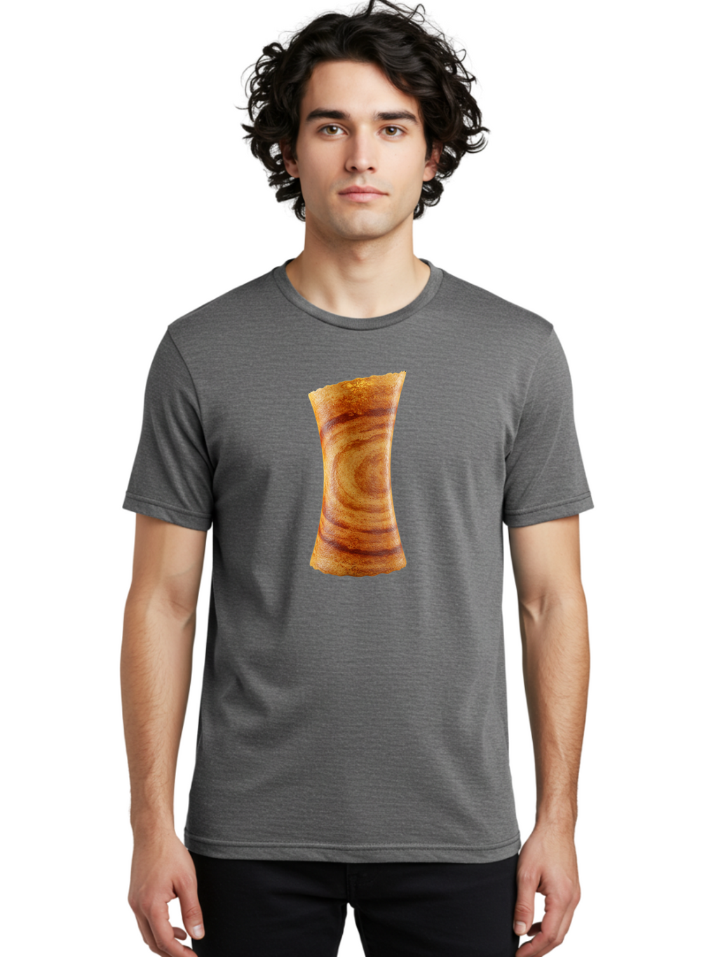 Bacon-Strip Men'S Graphic Tee, 100% Cotton, Comfortable Casual Summer Wear, Machine Washable, Crispy Bacon, Fried Meat, Savory Snack, Breakfast Food, Browned Edges, Appetizing Strip, Delicious Bacon Strip Baa144
