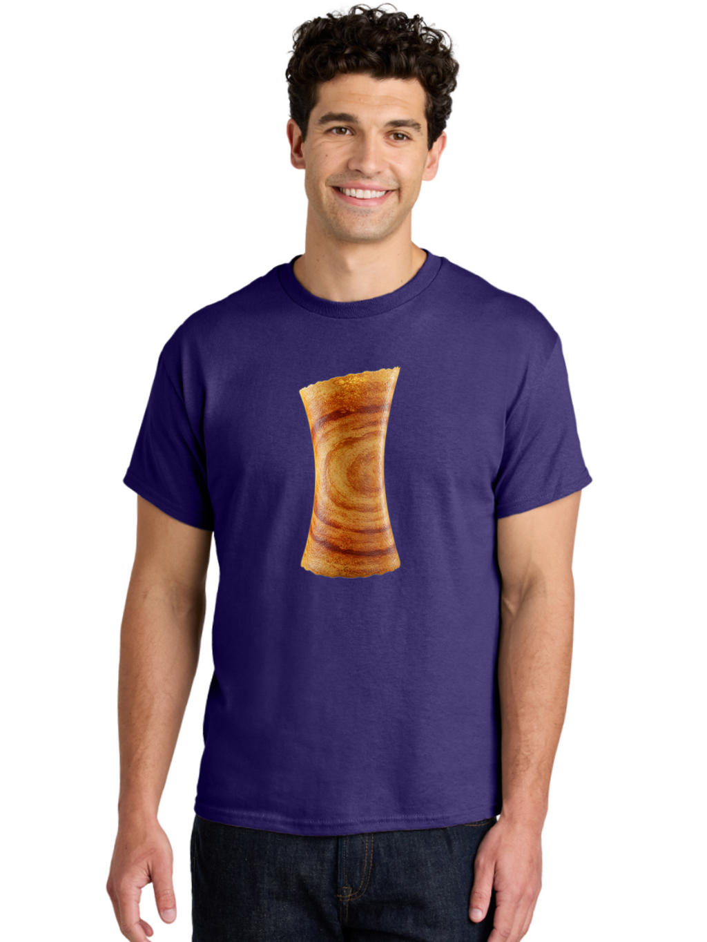 Bacon-Strip Men'S Graphic Tee, 100% Cotton, Comfortable Casual Summer Wear, Machine Washable, Crispy Bacon, Fried Meat, Savory Snack, Breakfast Food, Browned Edges, Appetizing Strip, Delicious Bacon Strip Baa144