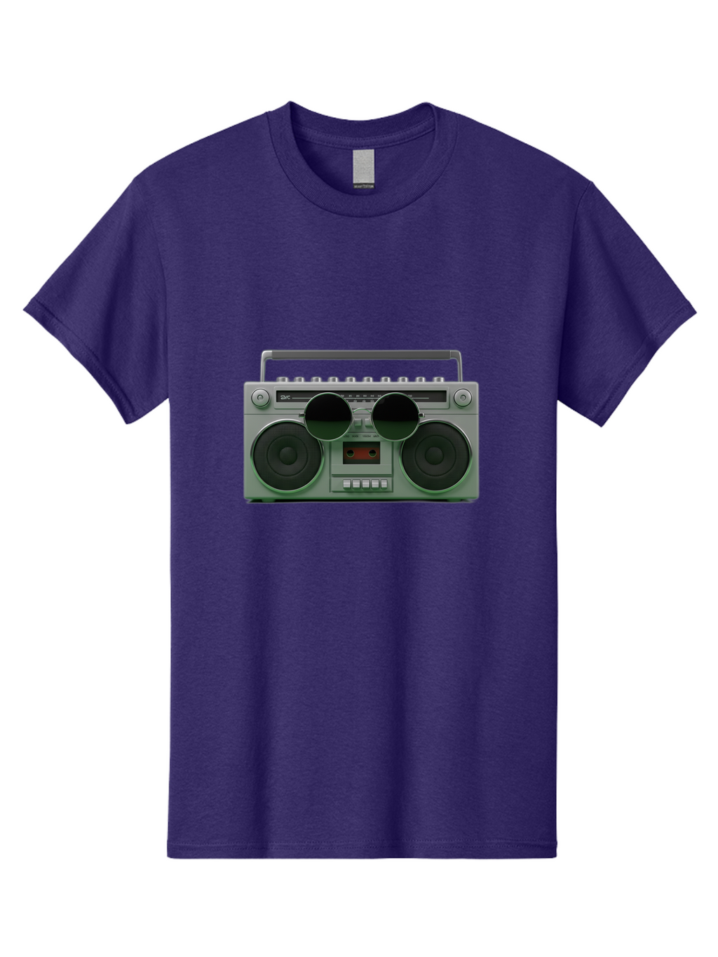 Boombox-3 Men'S Graphic Tee, 100% Cotton, Comfortable Casual Summer Wear, Machine Washable, Retro Boombox, Vintage Audio Equipment, Cassette Player, Portable Music, Nostalgic Technology, Retro Music Player, 80S Music Gear, Baa184