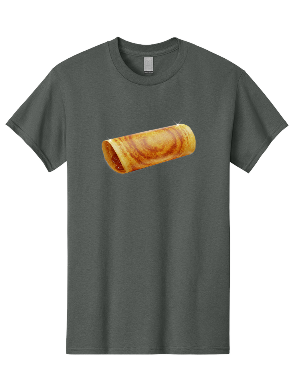 Burrito Men'S Graphic Tee, 100% Cotton, Comfortable Casual Summer Wear, Machine Washable, Crunchy Spring Roll, Savory Filling, Asian Cuisine, Finger Food, Delicious Snack, Appetizing Dish, Tasty Treat Baa244
