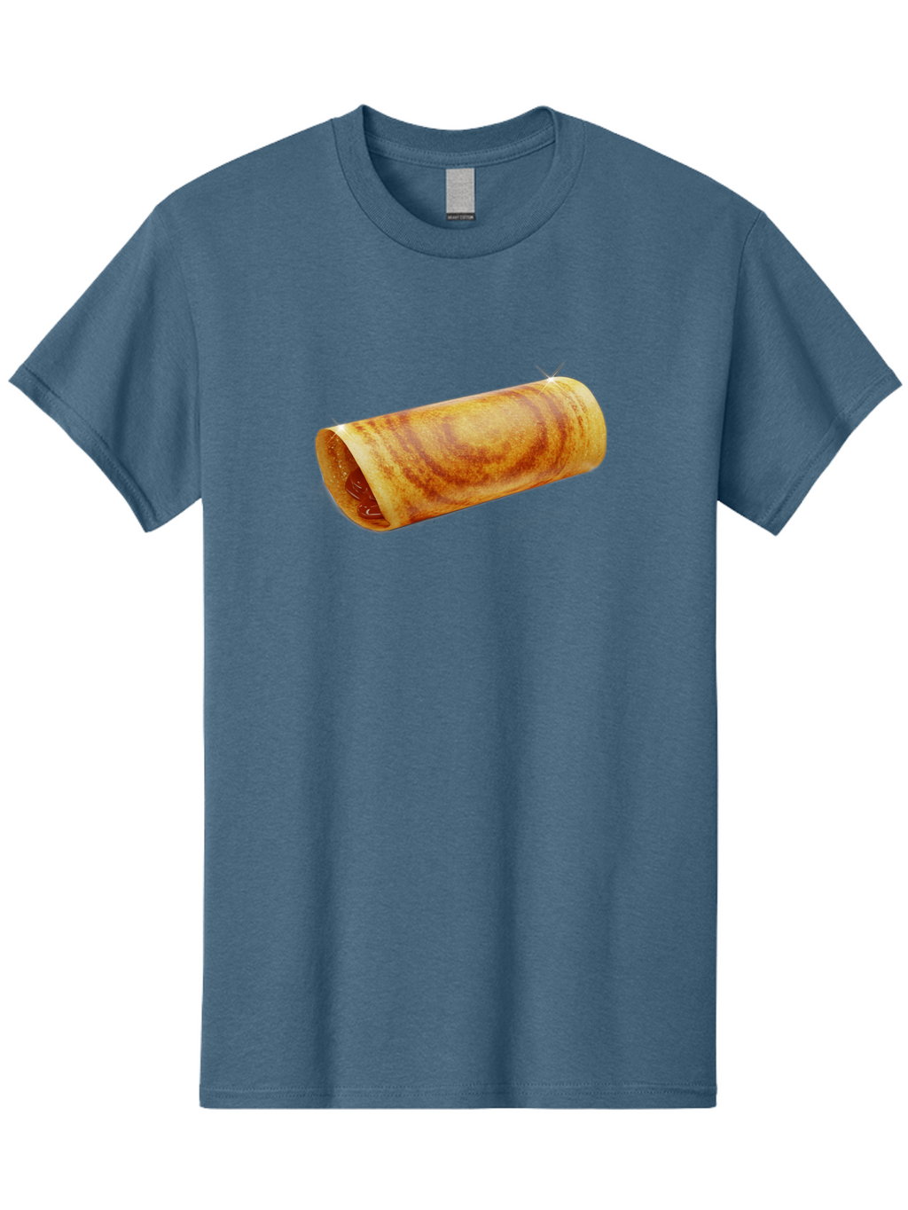 Burrito Men'S Graphic Tee, 100% Cotton, Comfortable Casual Summer Wear, Machine Washable, Crunchy Spring Roll, Savory Filling, Asian Cuisine, Finger Food, Delicious Snack, Appetizing Dish, Tasty Treat Baa244