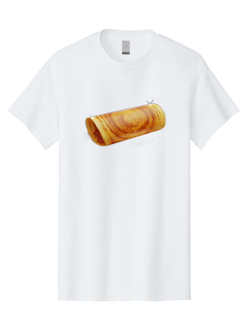 Burrito Men'S Graphic Tee, 100% Cotton, Comfortable Casual Summer Wear, Machine Washable, Crunchy Spring Roll, Savory Filling, Asian Cuisine, Finger Food, Delicious Snack, Appetizing Dish, Tasty Treat Baa244