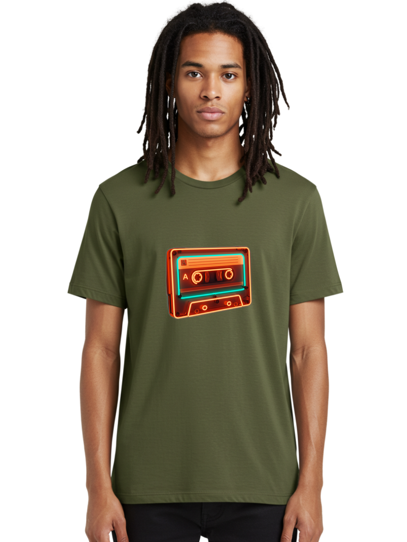 Cassette-Tape-4 Men'S Graphic Tee, 100% Cotton, Comfortable Casual Summer Wear, Machine Washable, Retro Cassette Tape, Vintage Music Format, Nostalgic Audio, Classic Sound, Music Player, Mixtape Culture, Nostalgic Vibes, Retro Technology, Baa262
