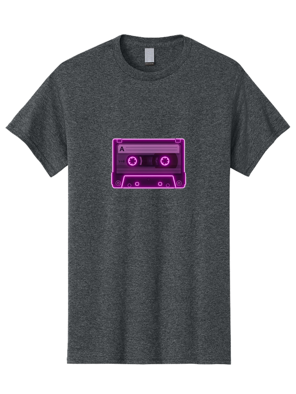 Cassette-Tape-A-3 Men'S Graphic Tee, 100% Cotton, Comfortable Casual Summer Wear, Machine Washable, Cassette Tape, Retro Music, Vintage Technology, Nostalgic Feel, Music Format, Analog Sound, Side A Baa267