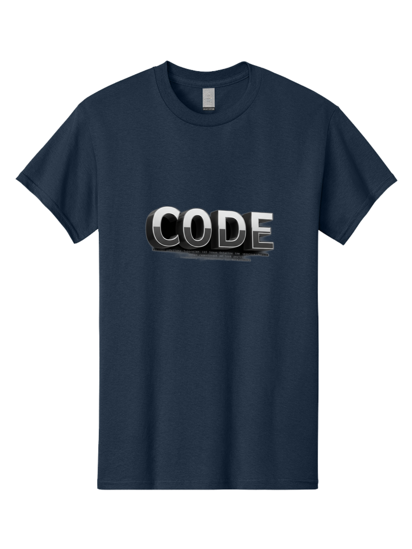 Code Men'S Graphic Tee, 100% Cotton, Comfortable Casual Summer Wear, Machine Washable, Programming Language, Coding, Software Development, Tech Industry, Digital Text, Metallic Letters, Programming Concept, Coding Skills Baa333