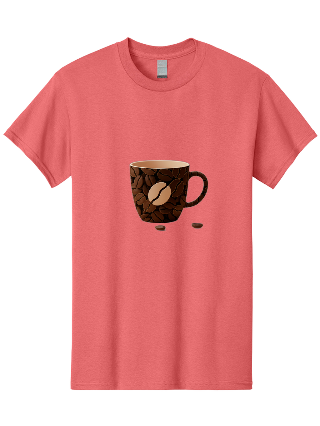 Coffee-Mug-1 Men'S Graphic Tee, 100% Cotton, Comfortable Casual Summer Wear, Machine Washable, Coffee Mug, Coffee Beans, Coffee Lover, Morning Coffee, Caffeine, Brew, Coffee Break, Coffee Cup, Bean Design Baa375