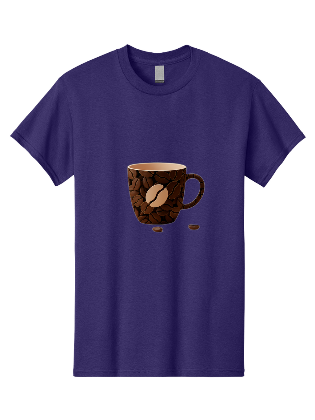 Coffee-Mug-1 Men'S Graphic Tee, 100% Cotton, Comfortable Casual Summer Wear, Machine Washable, Coffee Mug, Coffee Beans, Coffee Lover, Morning Coffee, Caffeine, Brew, Coffee Break, Coffee Cup, Bean Design Baa375