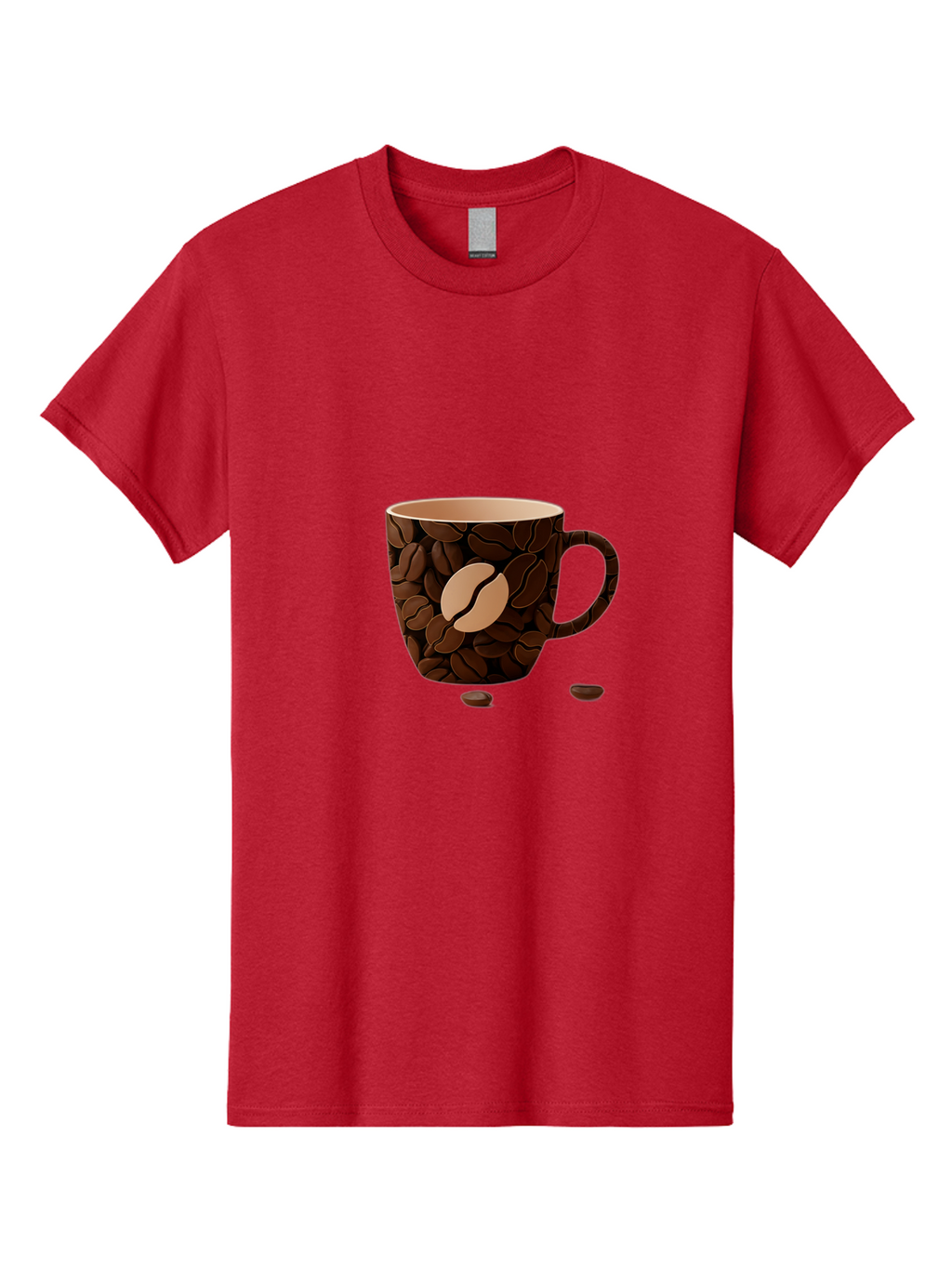 Coffee-Mug-1 Men'S Graphic Tee, 100% Cotton, Comfortable Casual Summer Wear, Machine Washable, Coffee Mug, Coffee Beans, Coffee Lover, Morning Coffee, Caffeine, Brew, Coffee Break, Coffee Cup, Bean Design Baa375